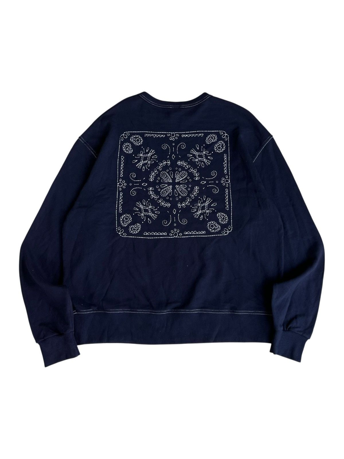 FrizmWORKS Frizm Works Paisley Sweatshirt Navy Size US XL / EU 56 / 4 - 1 Thumbnail