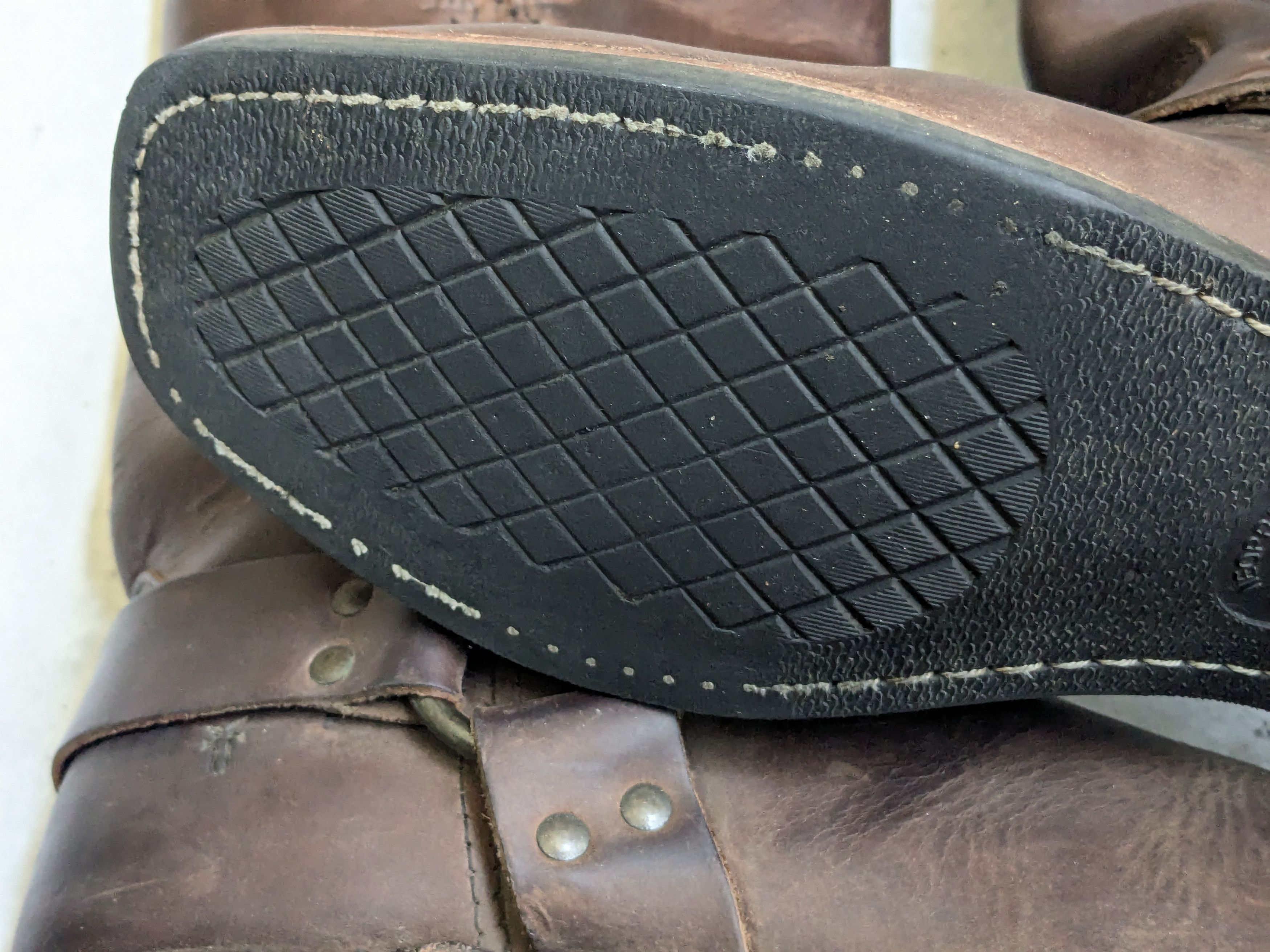Frye Frye Harness Boots Brown 10.5 M Leather Straps Size US 10.5 / EU 43-44 - 16 Thumbnail