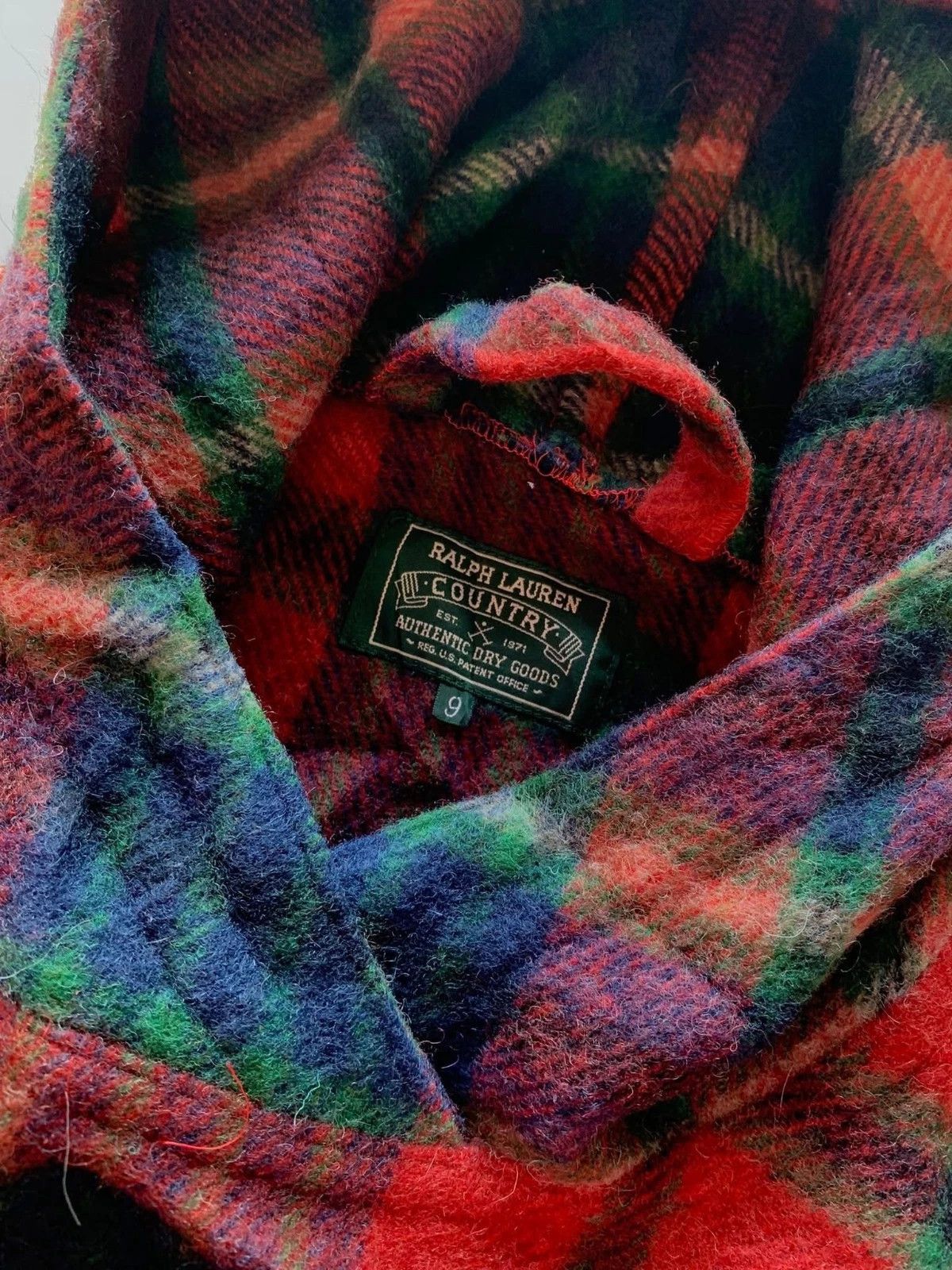 Ralph Lauren RALPH LAUREN Country Tartan Flannel Poncho Size US M / EU 48-50 / 2 - 2 Thumbnail