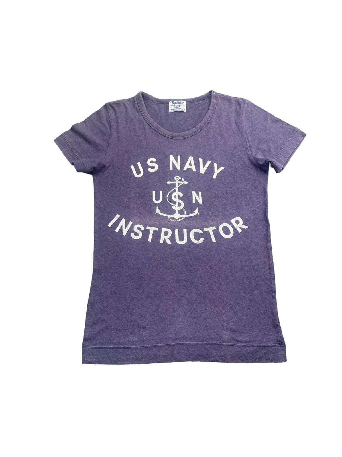 Japanese Brand Us Navy Instructor Faded Tshirt Size S / US 4 / IT 40 - 1 Thumbnail