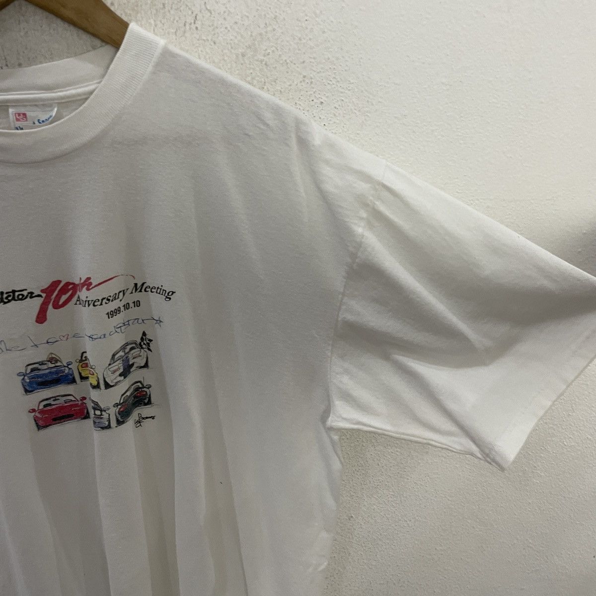 Japanese Brand Vintage 90s Roadstar Racing Japan T-shirt Size US L / EU 52-54 / 3 - 3 Thumbnail
