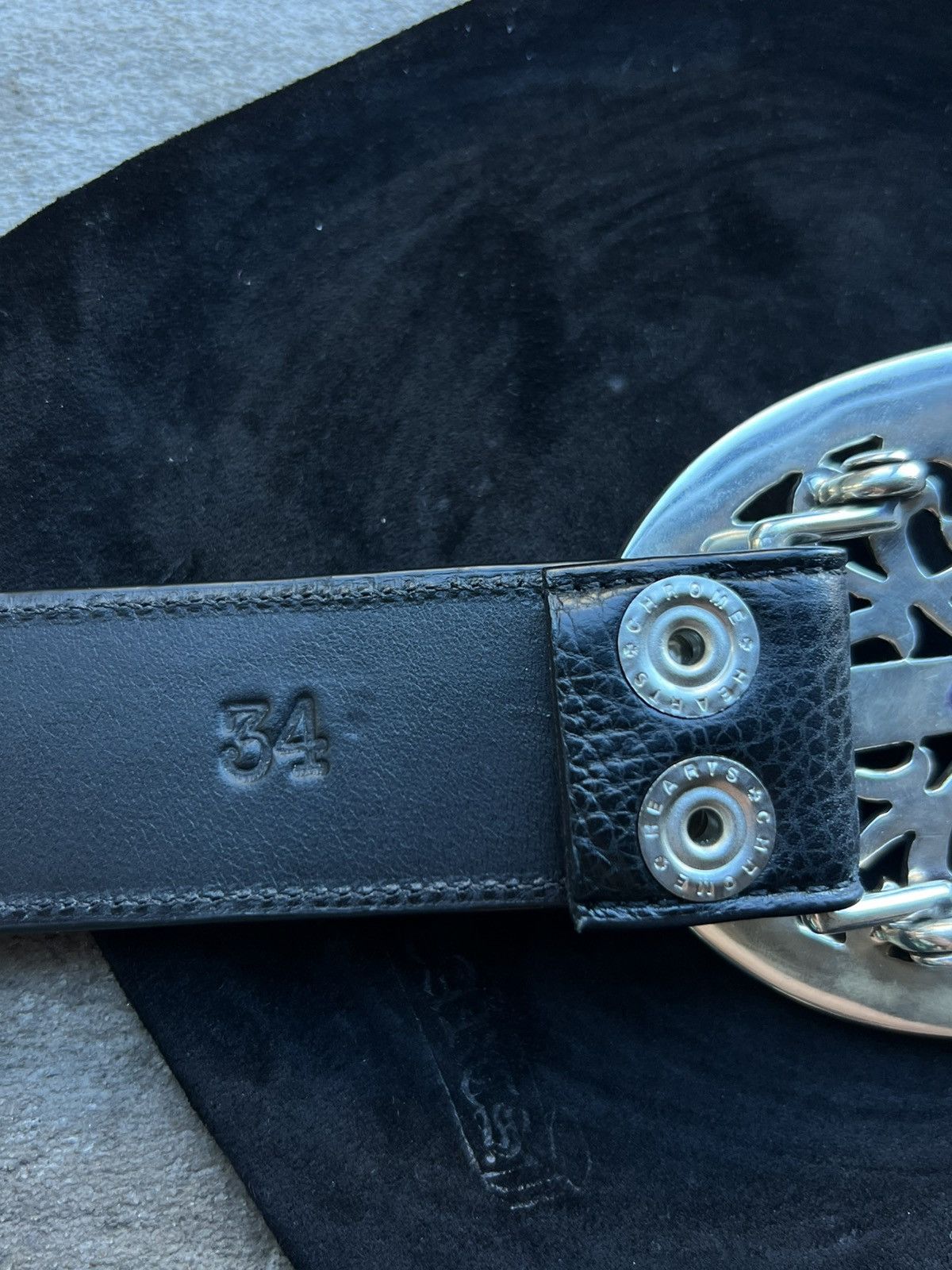 Chrome Hearts SOLD Chrome Hearts Multi Colored Belt Strap with Oval XL Size ONE SIZE - 4 Thumbnail