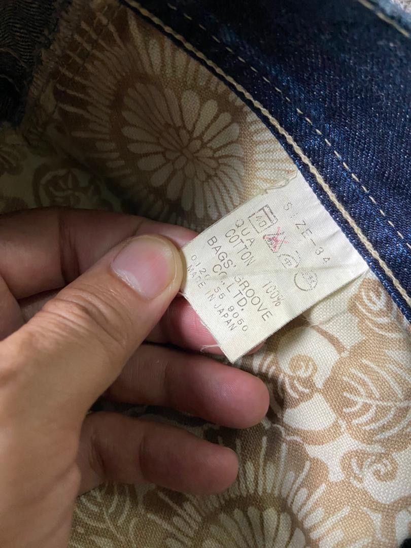 Japanese Brand DRAGON SPIRAL Baggy Style Denim Jeans (136) Size US 34 / EU 50 - 5 Thumbnail