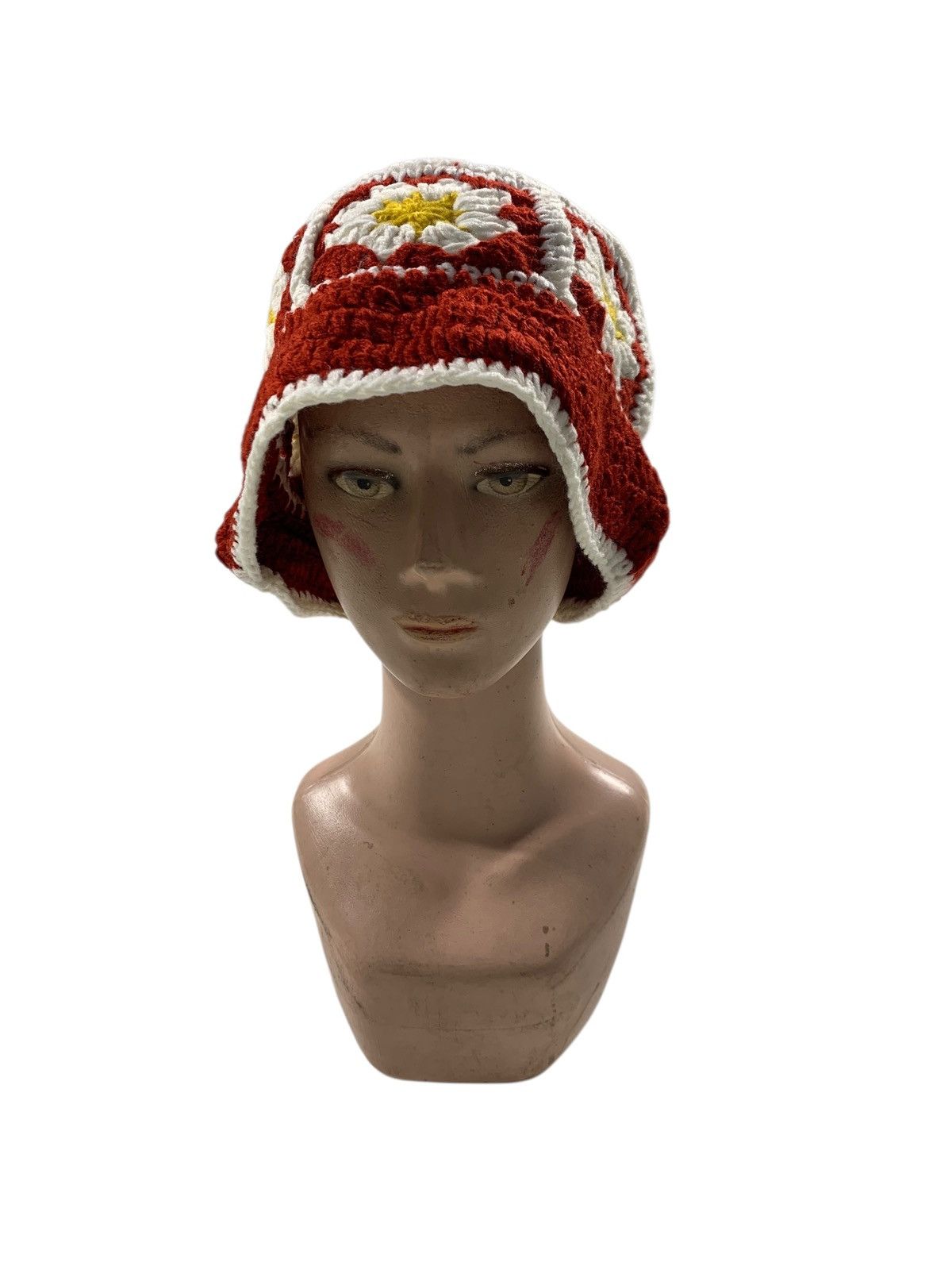 Japanese Brand Crochet knitted hats rare Size ONE SIZE - 1 Thumbnail