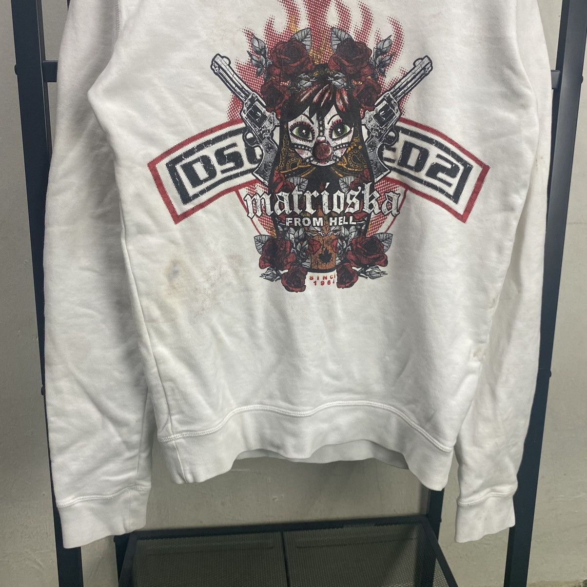Dsquared2 Dsquared2 sweatshirt matrioska from hell medium white Size US M / EU 48-50 / 2 - 4 Thumbnail
