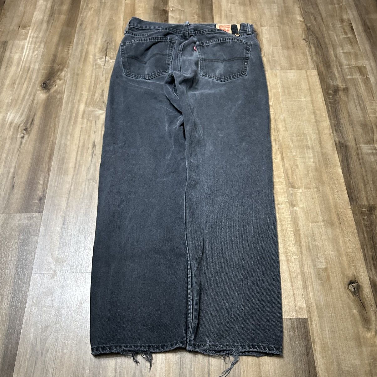 Levi's Vintage Clothing Vintage Y2K Levis Black Grunge Streetwear Denim Jeans 32x28 Size US 32 / EU 48 - 1 Thumbnail