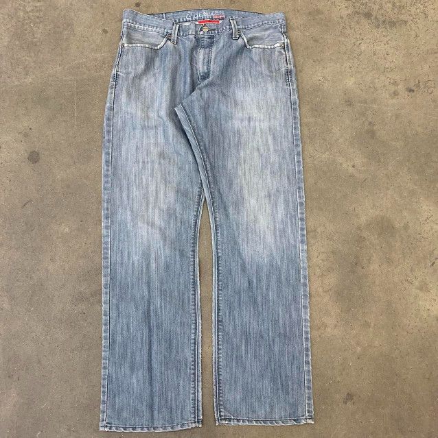 Levi's Vintage Y2K Levi’s Denizen baggy blue wash skater jeans | Grailed