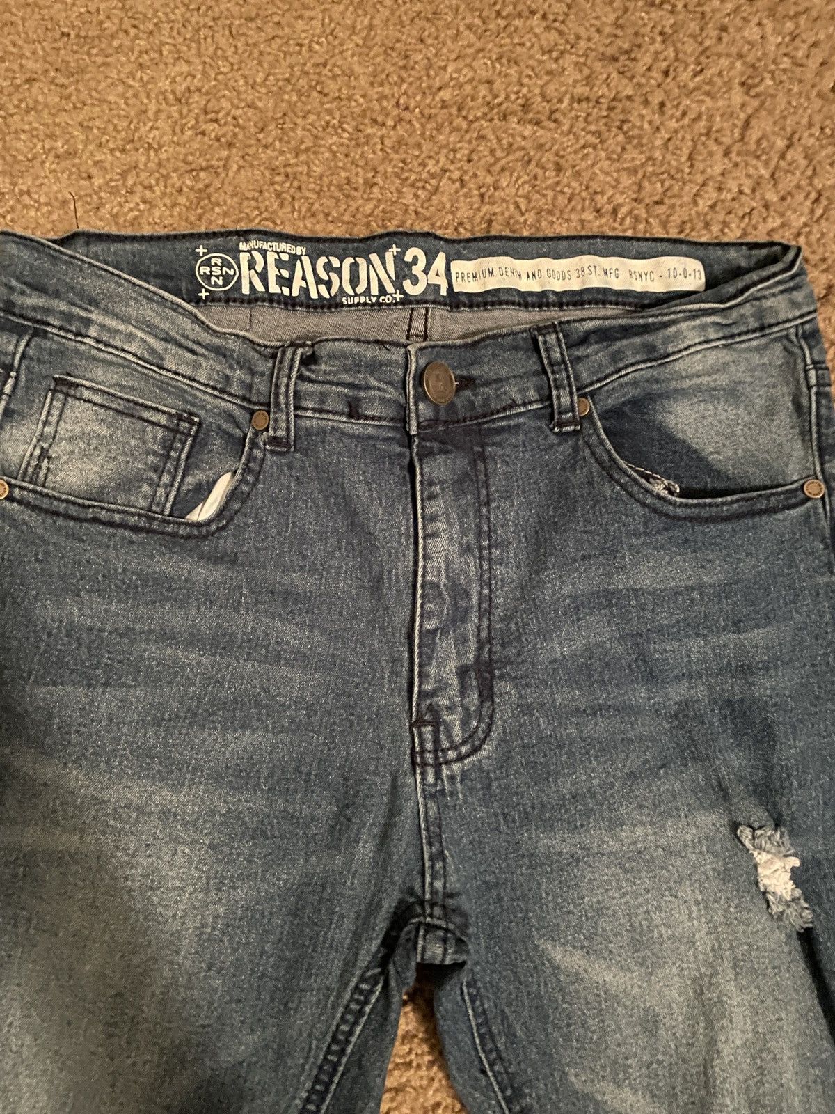 Other Reason 34 Skinny Jeans Size US 33 - 2 Thumbnail