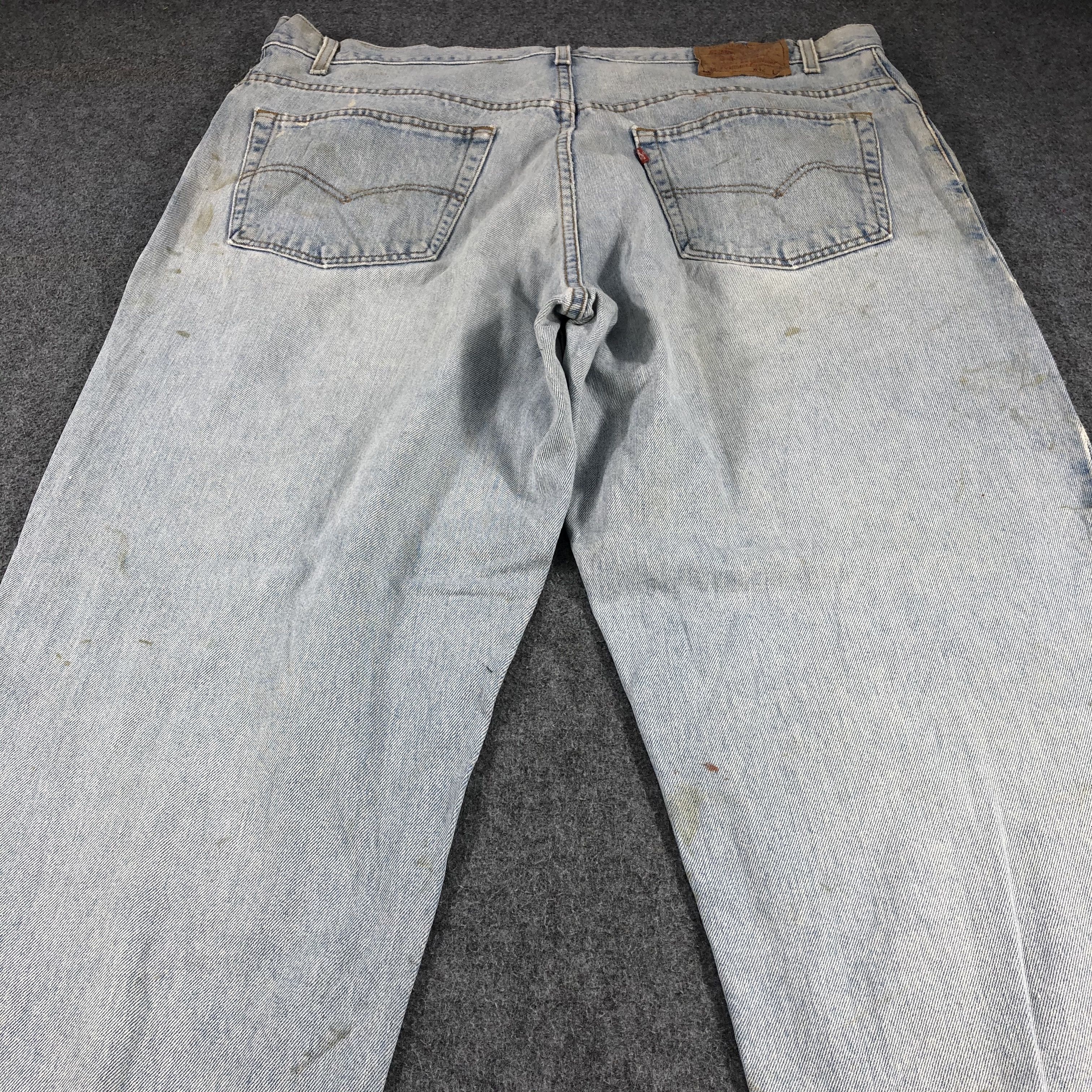 Levi's × Vintage Vintage Distress Levis Baggy Jeans Lot 560-JM816 Size US 43 - 4 Thumbnail