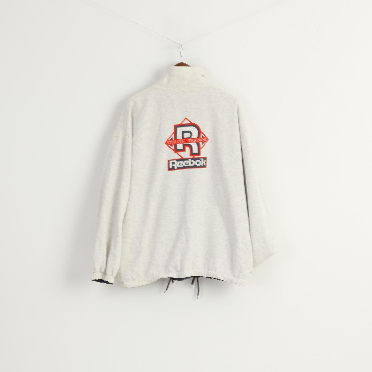 Reebok Reebok Men L Bomber Jacket Navy Vintage Athletic 9575 Size US L / EU 52-54 / 3 - 9 Thumbnail