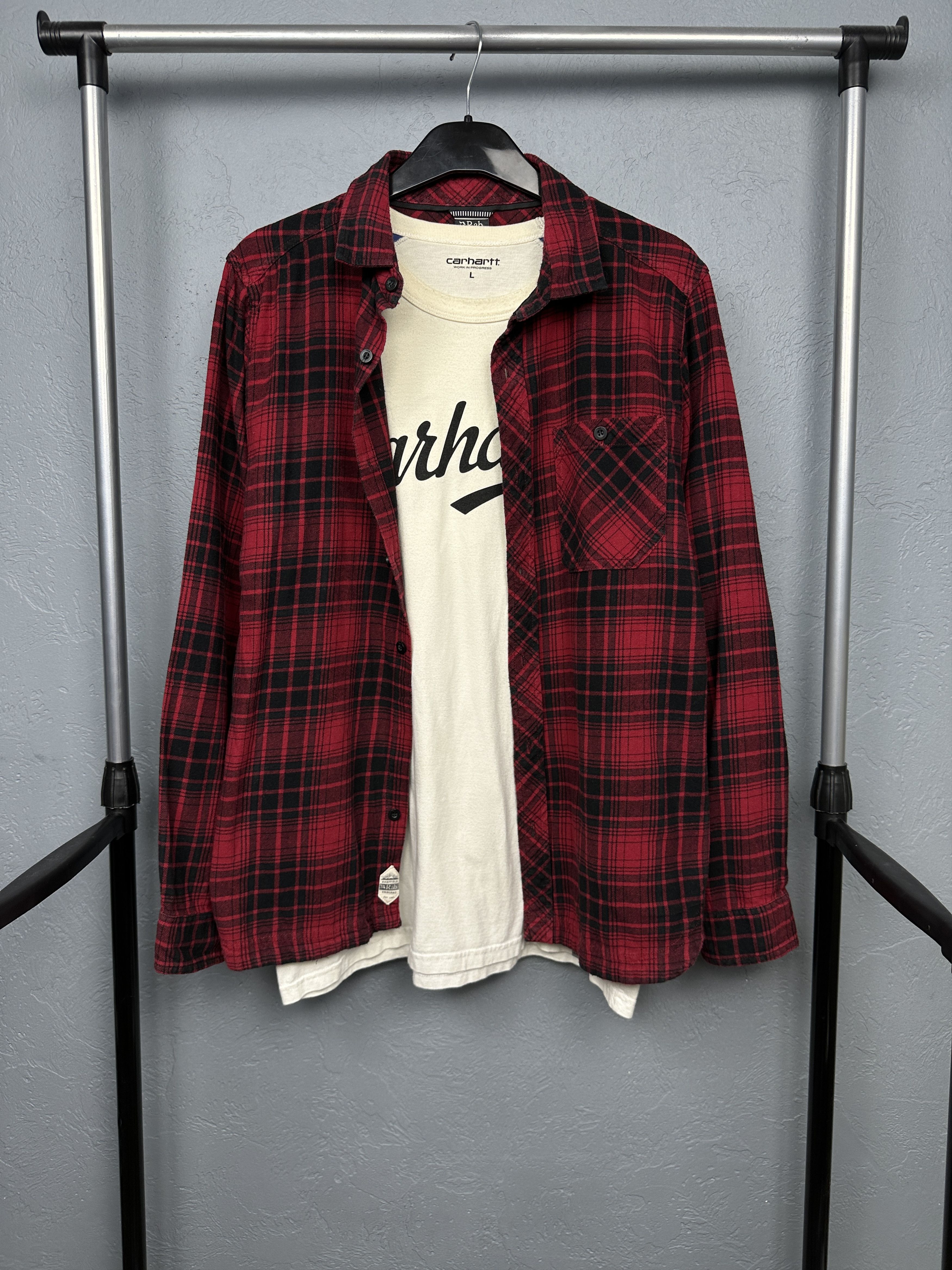 Rab Rab Mens Outdoor Flannel Plaid Shirt Size US M / EU 48-50 / 2 - 1 Thumbnail