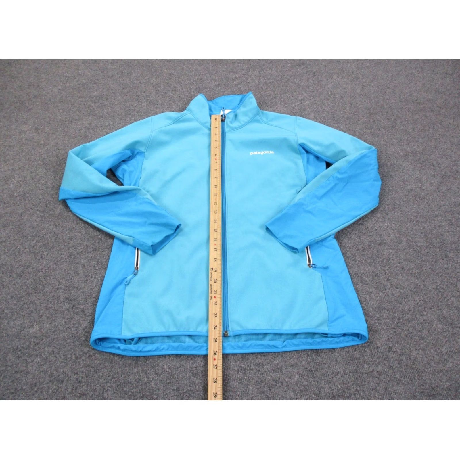 Patagonia Patagonia Jacket Womens L Blue Adze Hybrid Softshell Windbreaker Casual Outdoors 83455 Size L / US 10 / IT 46 - 3 Thumbnail