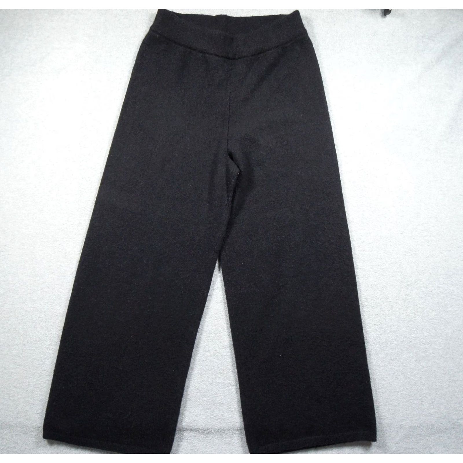 Lululemon Jenni Kayne Pants Womens XS Black Wide Leg Knit Pull On Casual Ladies Size 26" / US 2 / IT 38 - 2 Thumbnail