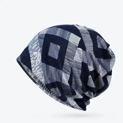 Other Geometric Pattern Hat Knitted Beanie Size ONE SIZE - 1 Thumbnail