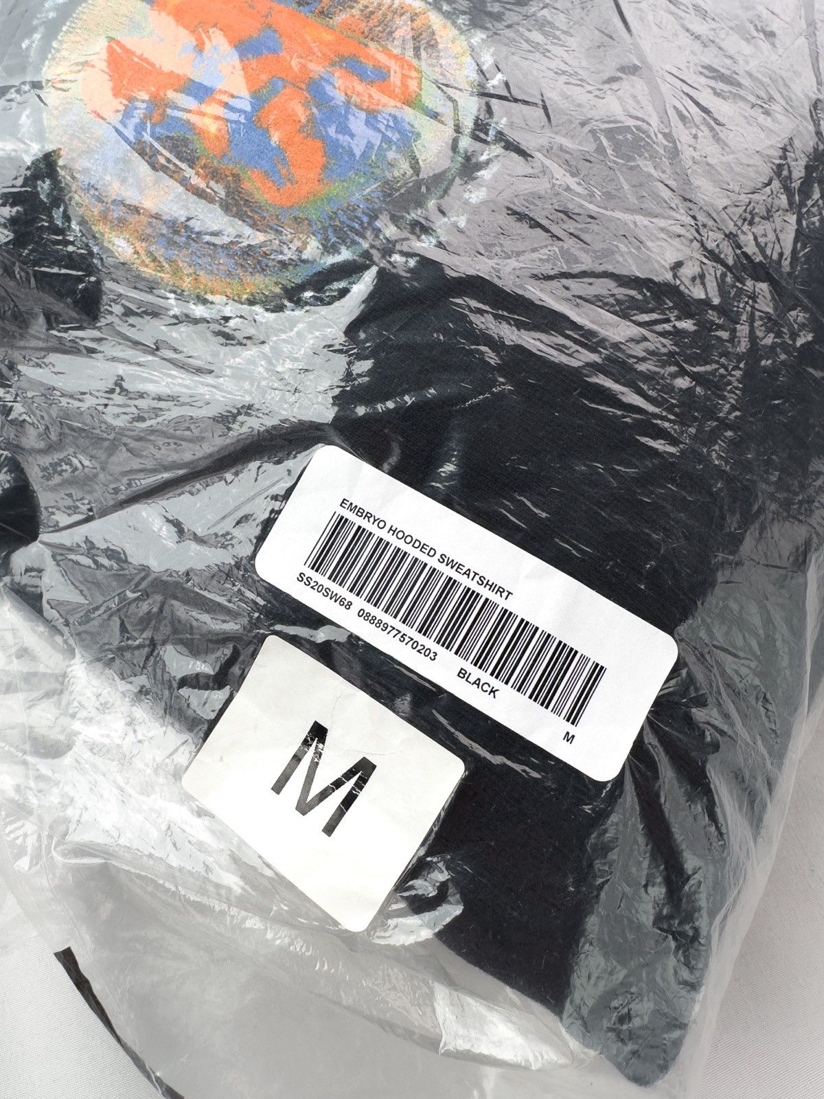 Supreme NEW Supreme Embryo Hoodie Black Size Medium SS20 Size US M / EU 48-50 / 2 - 10 Thumbnail