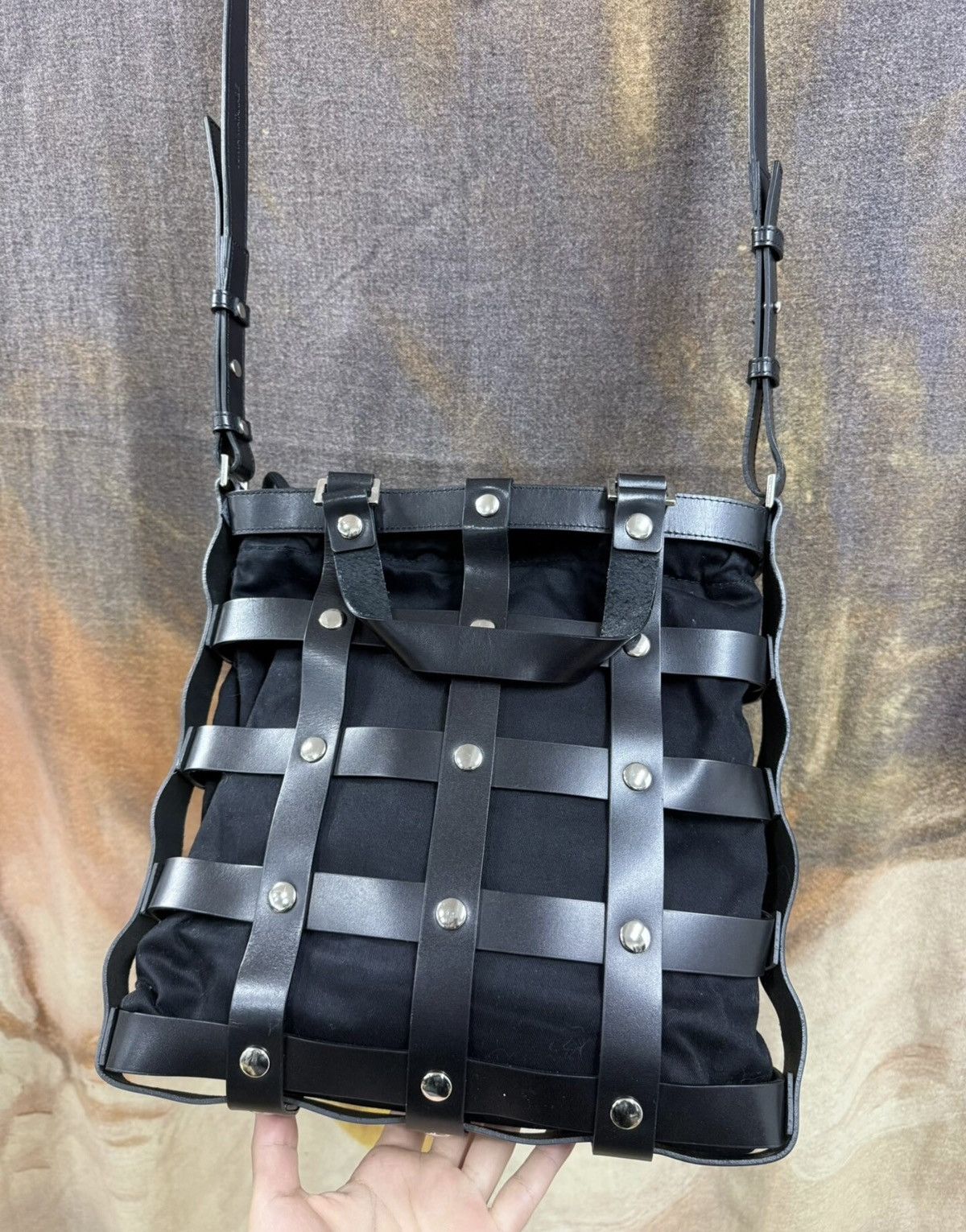 Junya Watanabe Junya Watanabe Comme des Garçons Studded Mesh Crossbody Bag Size ONE SIZE - 3 Thumbnail