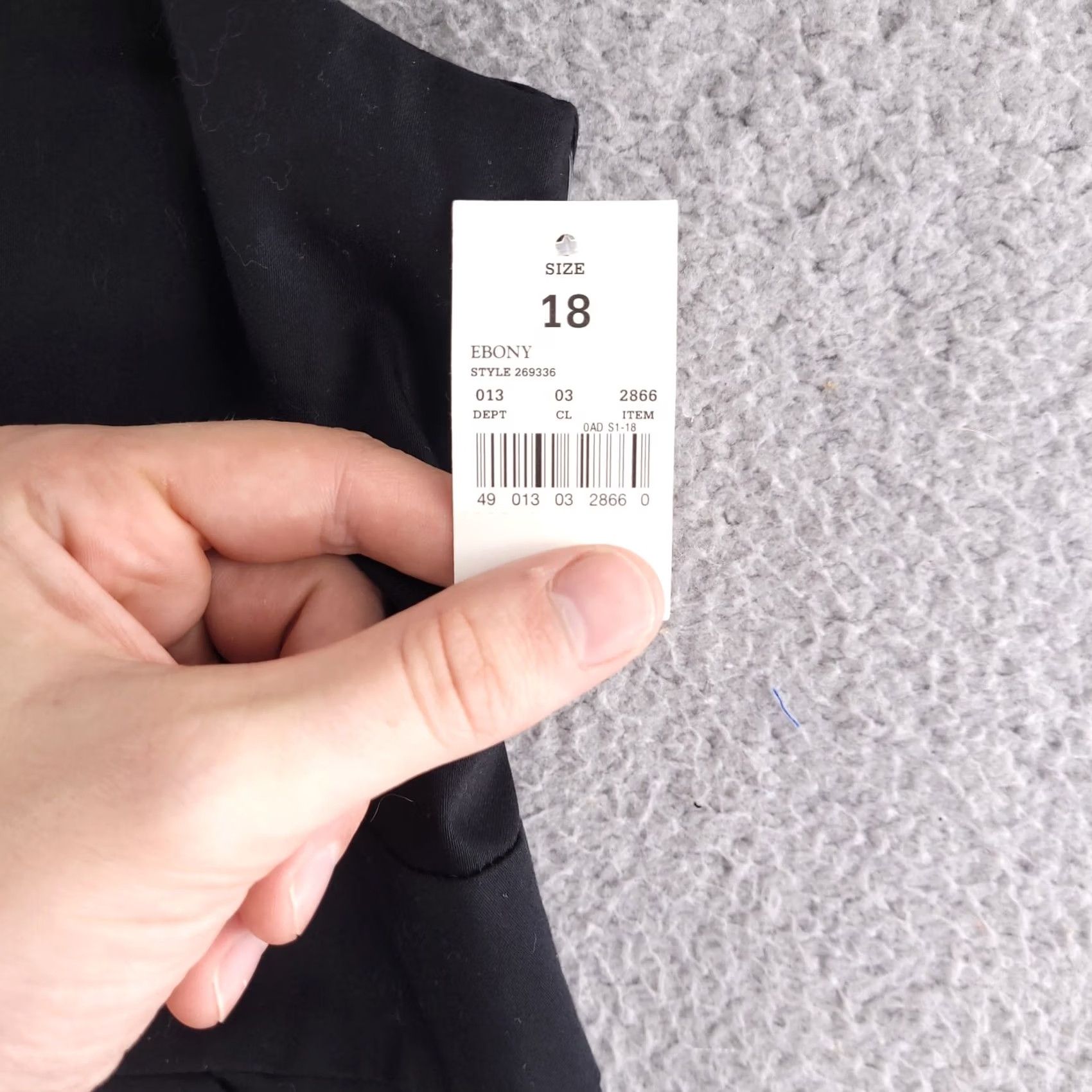 Mossimo Mossimo Dress Womens 18 Black Above Knee Casual Cotton Stretch A-Line Mini Short 100% Authentic Mens Womens Girls Boys Size XXL / US 16-18 / IT 52-54 - 4 Thumbnail