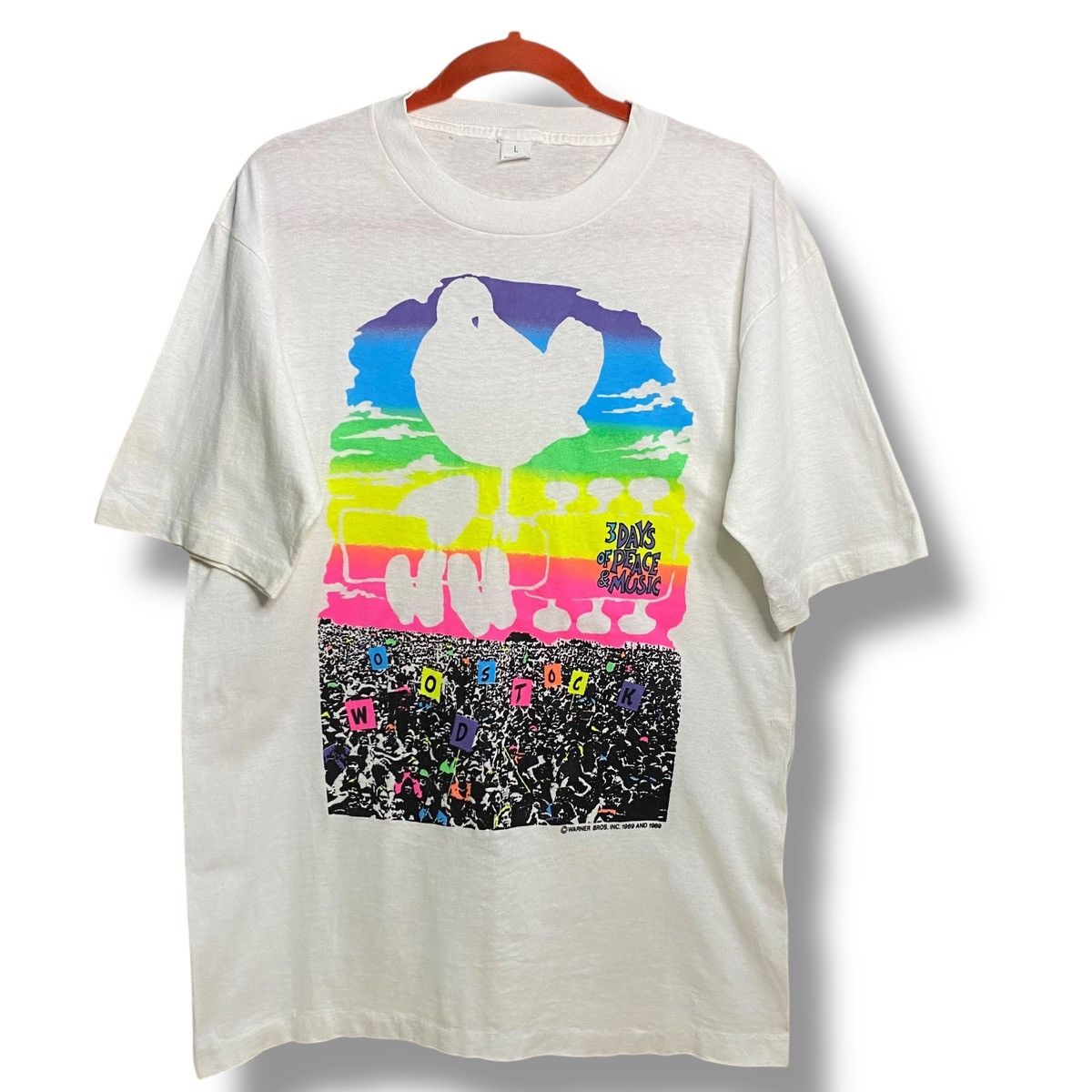 Vintage Vintage Woodstock 1989 20th Anniversary Festival Size US L / EU 52-54 / 3 - 1 Thumbnail