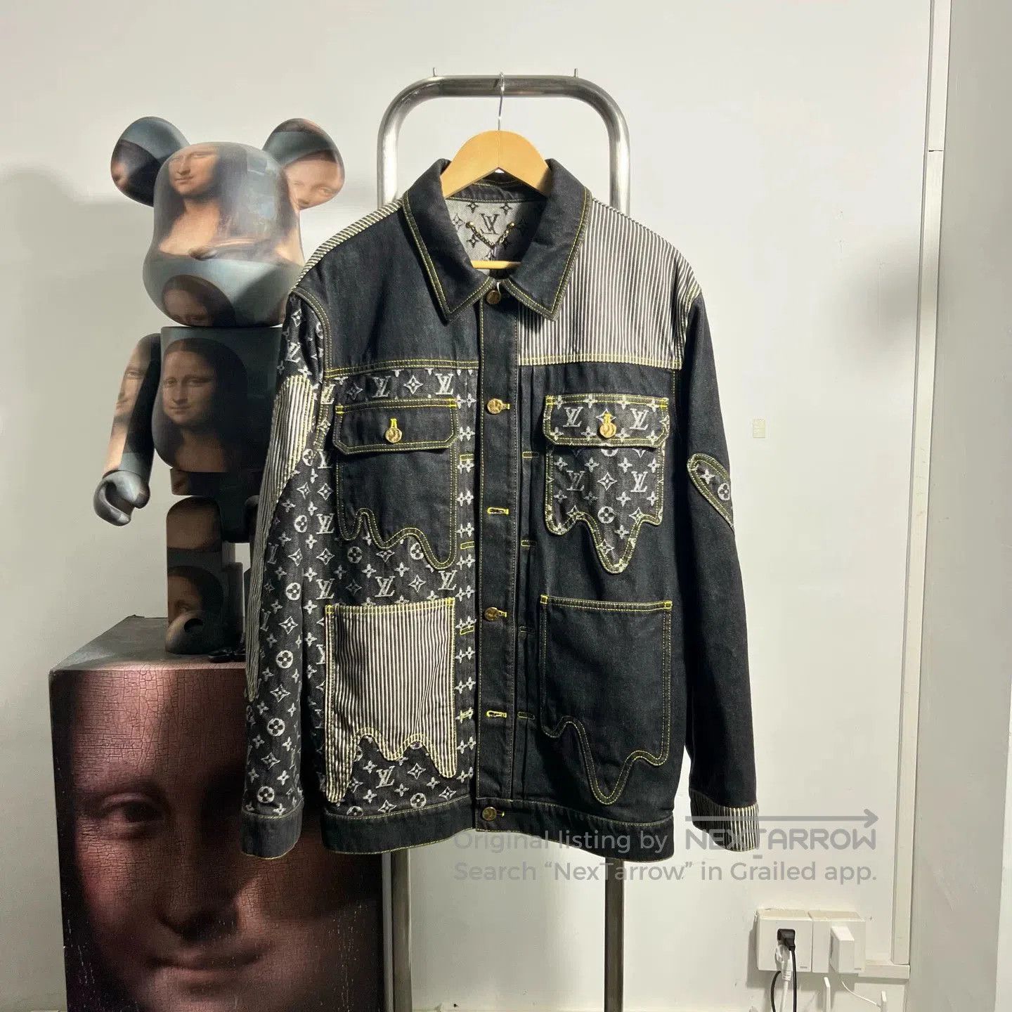 Louis Vuitton Louis Vuitton Nigo Denim Jacket S3001. Size US S / EU 44-46 / 1 - 1 Thumbnail