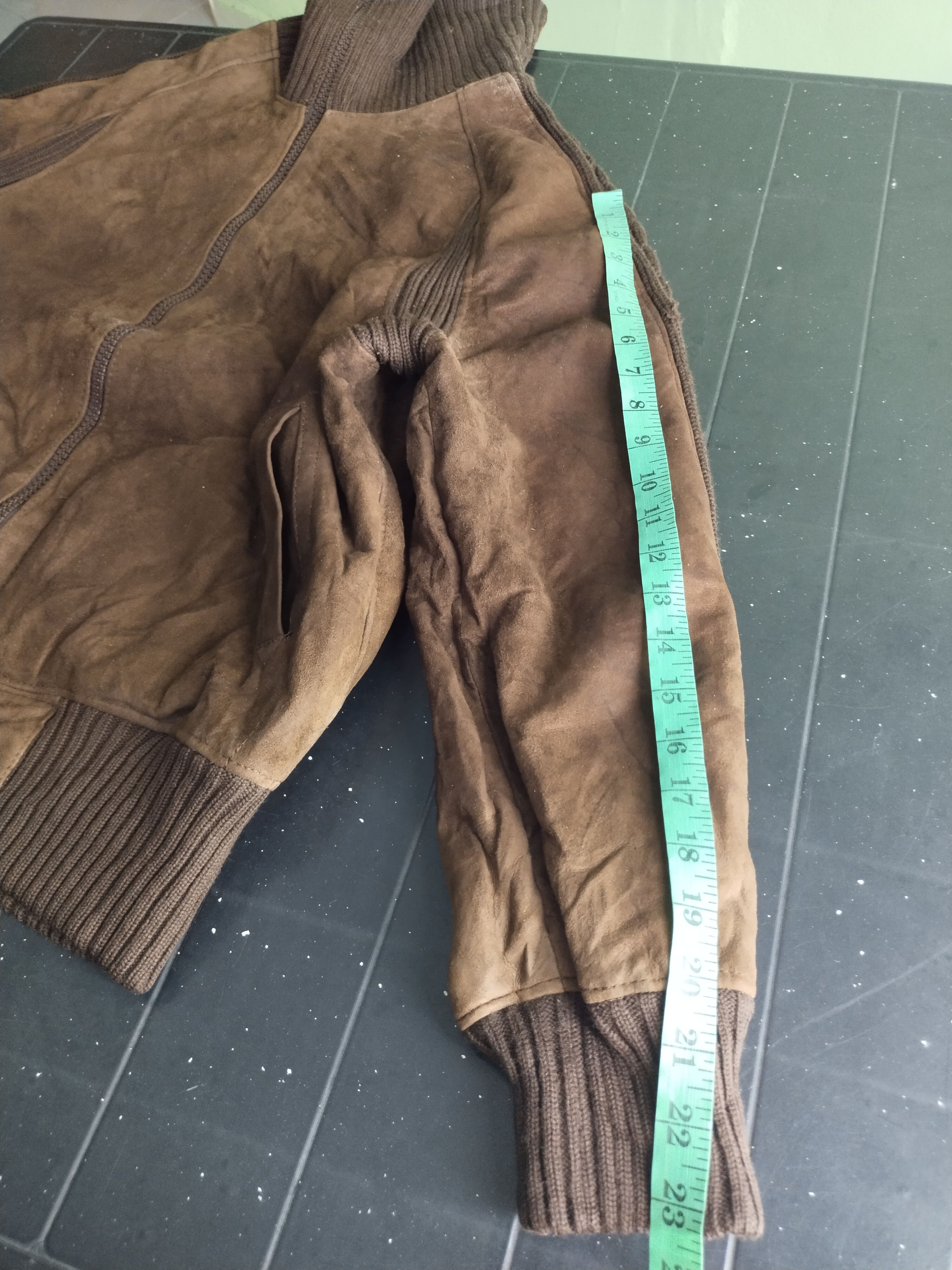 Leather Vtg Suntuso Canon Natural Leather Knit Fashion Spain Jacket Size US M / EU 48-50 / 2 - 20 Thumbnail