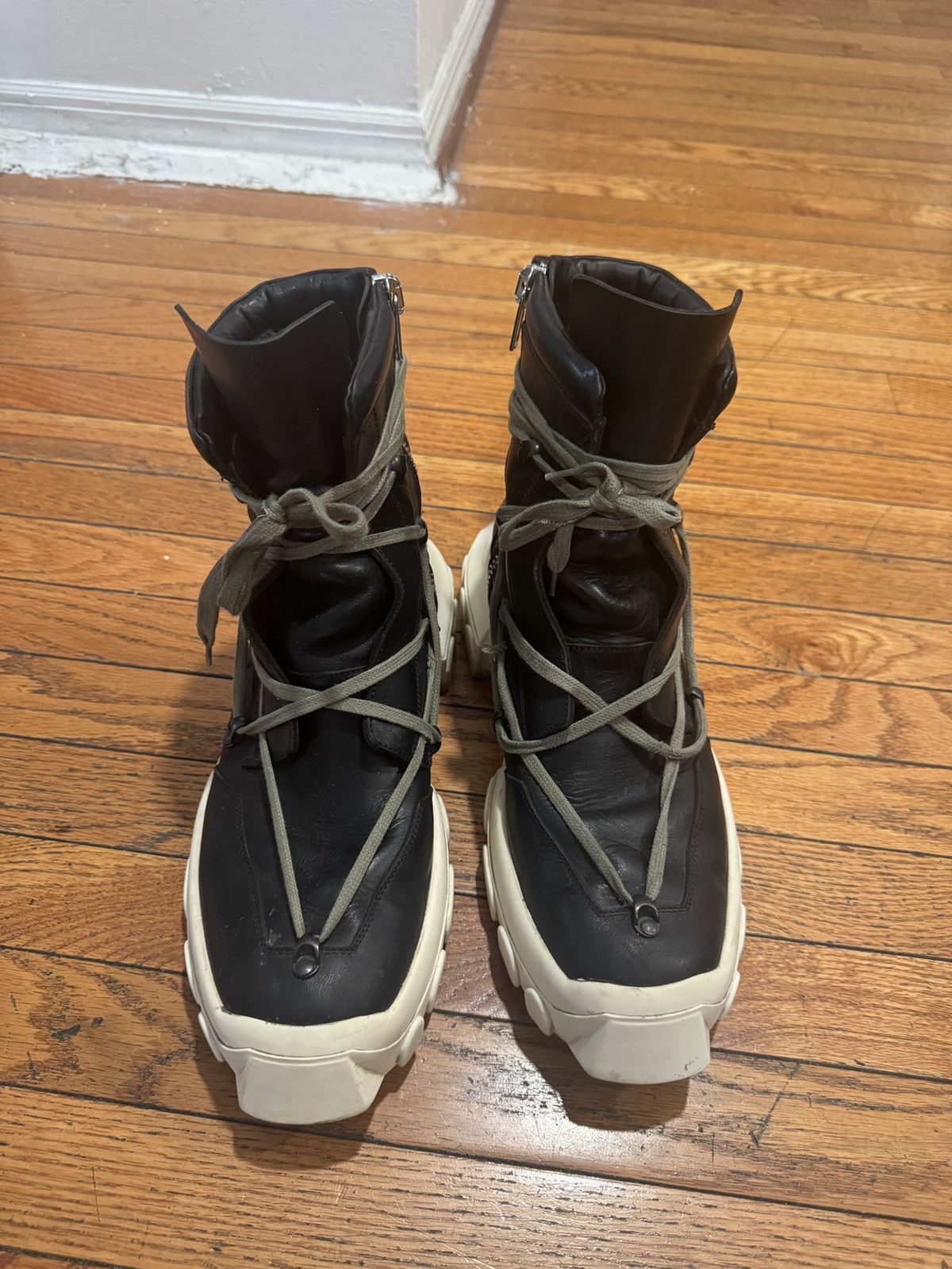 Rick Owens Rick Owens tractor boots Size US 13 / EU 46 - 3 Thumbnail