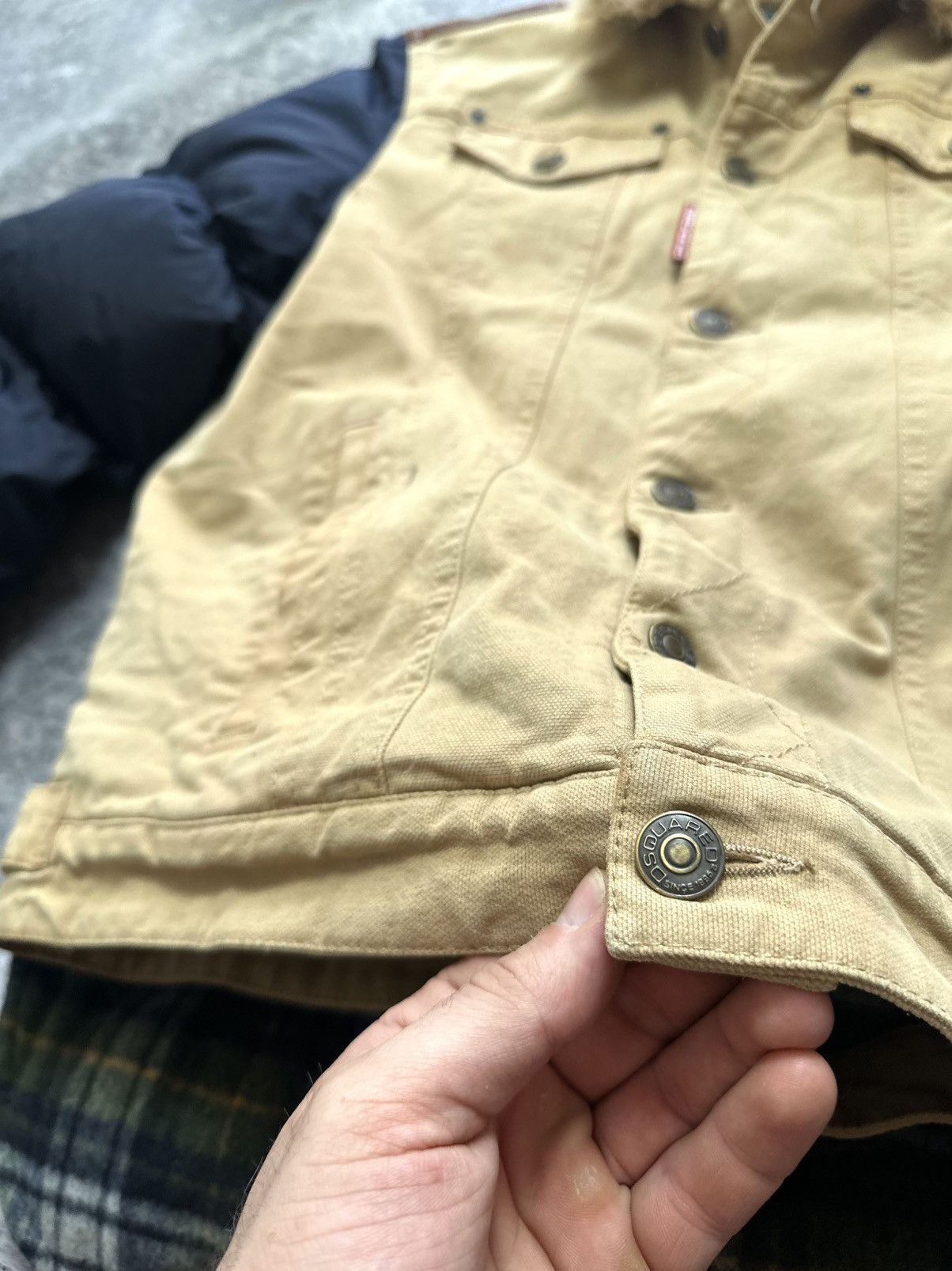 Dsquared2 Dsquared 2 Main Archive Check Colore Wool Down Puffer Jacket Size US M / EU 48-50 / 2 - 10 Thumbnail