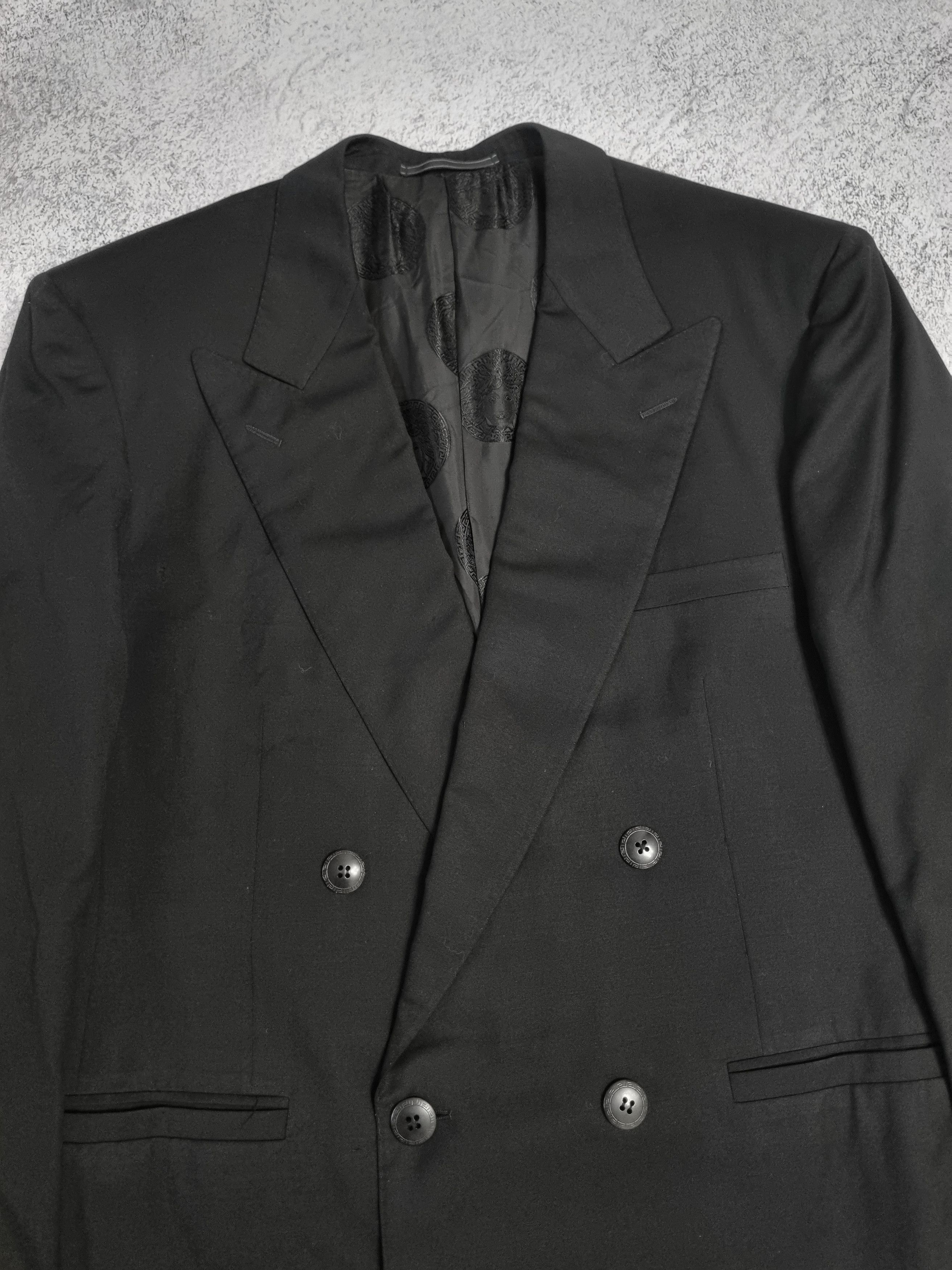 Versace Vintage GIANNI VERSACE Double-Breasted Blazer Size 54R - 4 Thumbnail