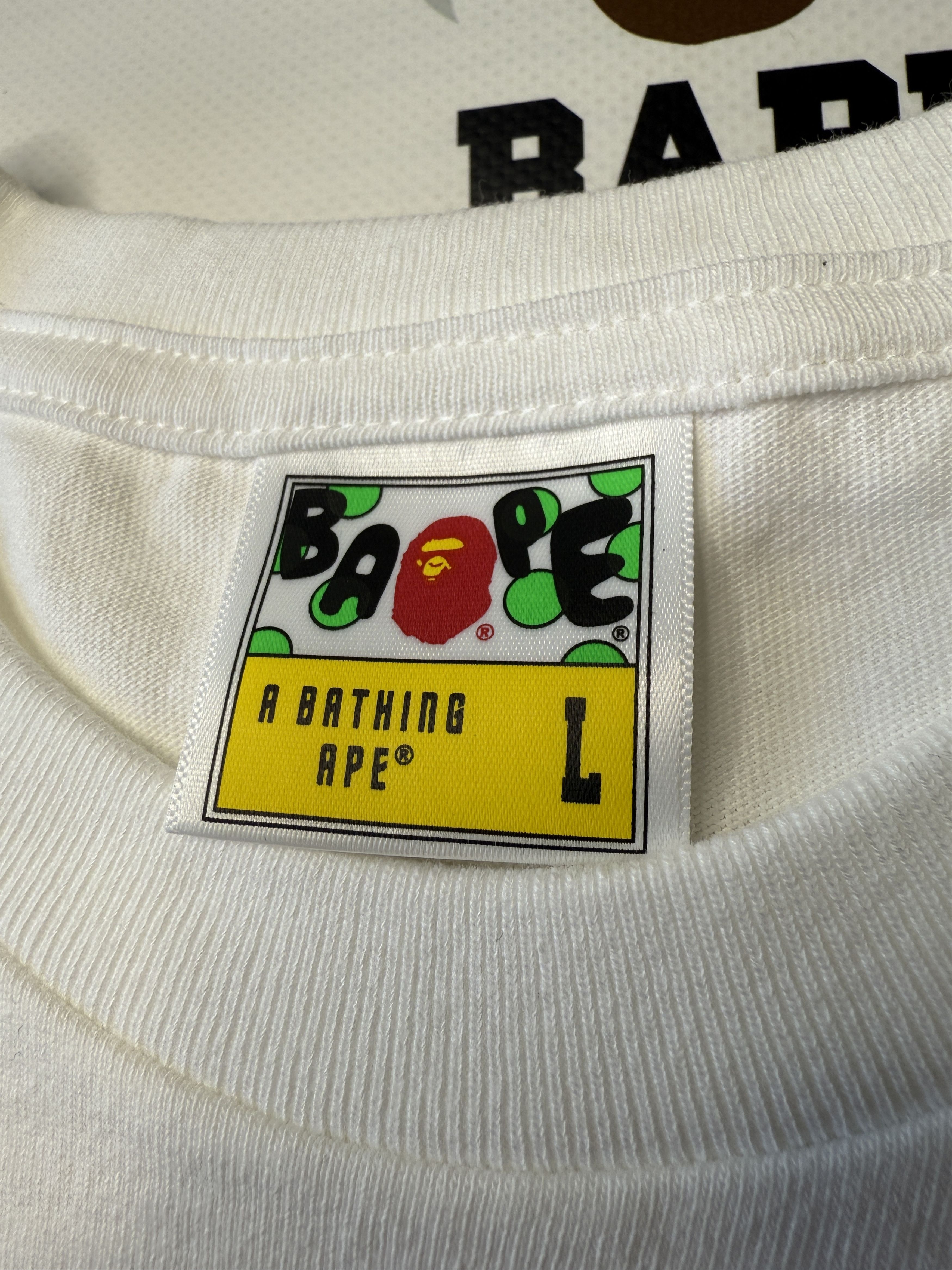 Bape BAPE EMBROIDERY STYLE SOUVENIR LOGO TEE (2025) Size US L / EU 52-54 / 3 - 7 Thumbnail