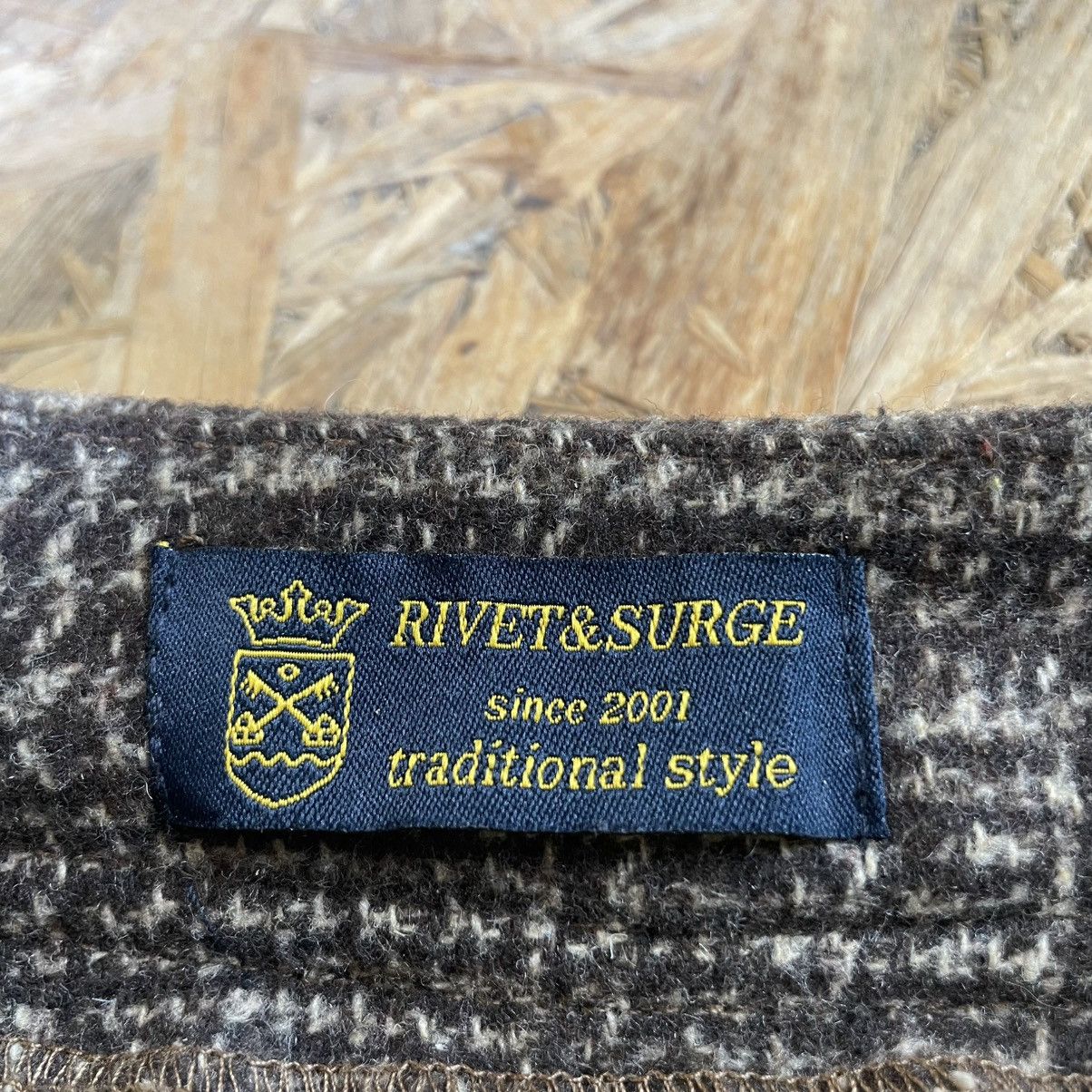 Beauty Beast × Japanese Brand RIVET SURGE 3 BLEND FLEECE + COTTON + WOOL PATCHWORK JACKET Size US XL / EU 56 / 4 - 11 Thumbnail