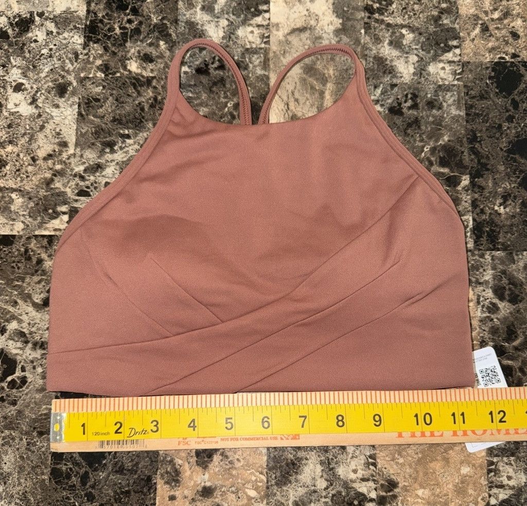 Lululemon LULULEMON FLOW Y WRAPFRONT HIGH NECK BRA ANCIENT COPPER SZ 4 Size ONE SIZE - 3 Thumbnail
