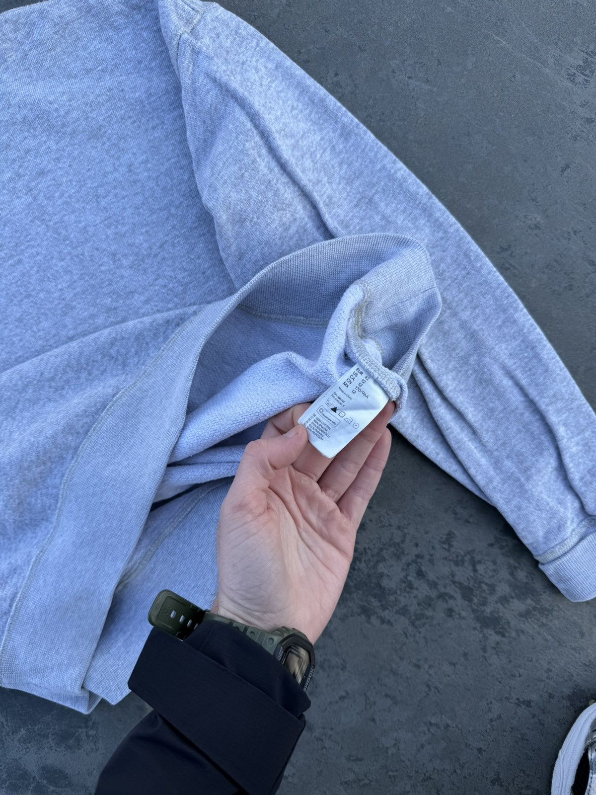Isabel Marant Isabel Marant Sweatshirt Baggy Y2K Grey H&M Streetwear Size L / US 10 / IT 46 - 10 Thumbnail