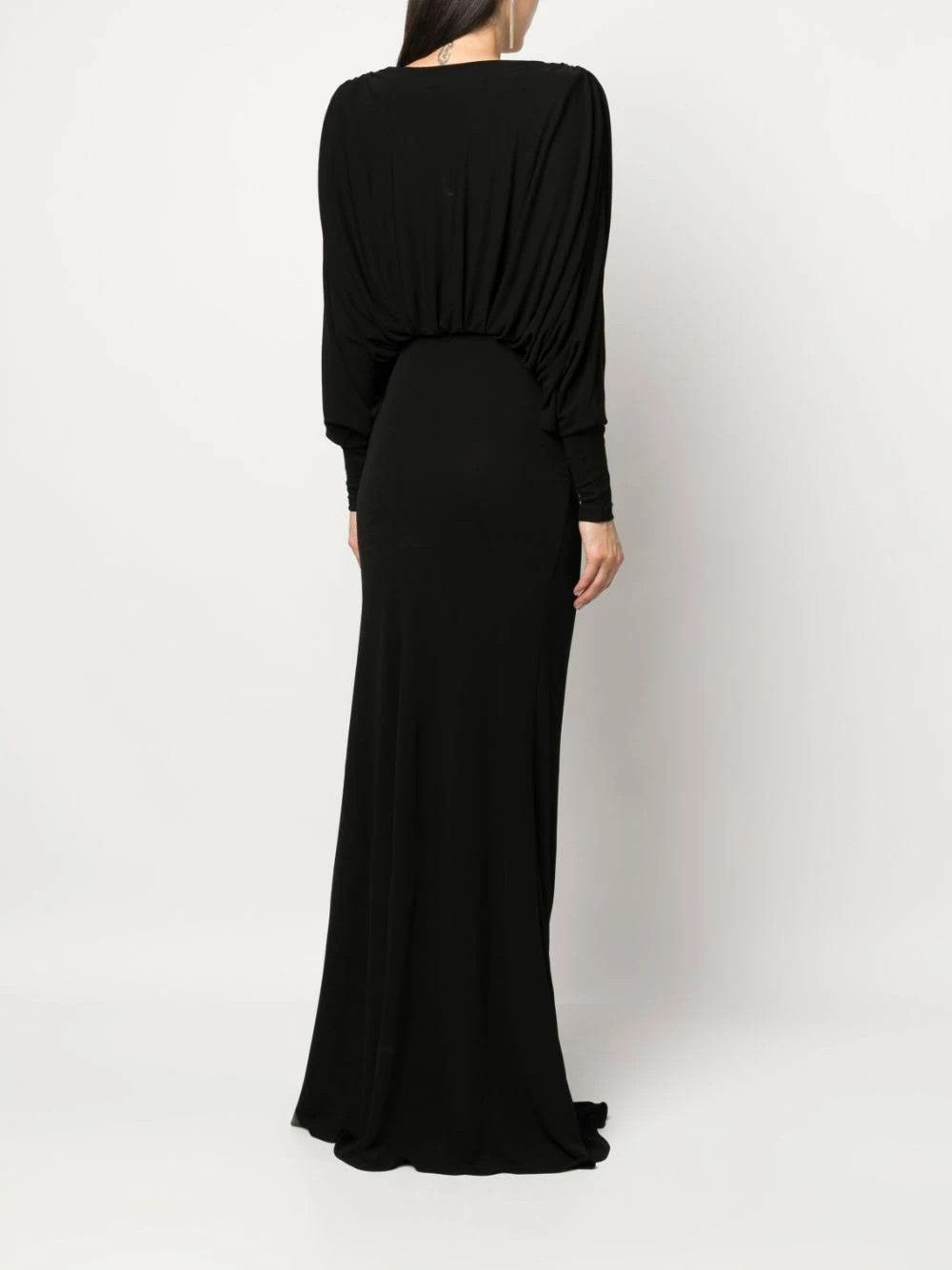Saint Laurent Paris o1bcso1str1124 Dress in Black Size S / US 4 / IT 40 - 3 Thumbnail