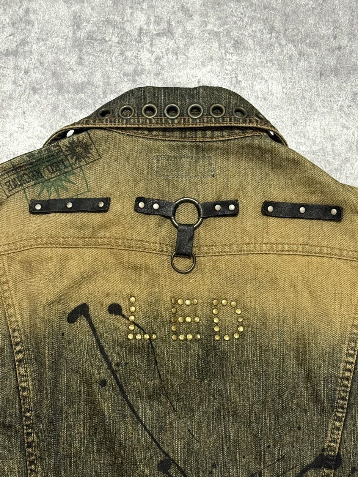 Japanese Brand Led Rechwe "Mamushi" Mudwash Denim Jacket Size US M / EU 48-50 / 2 - 4 Thumbnail