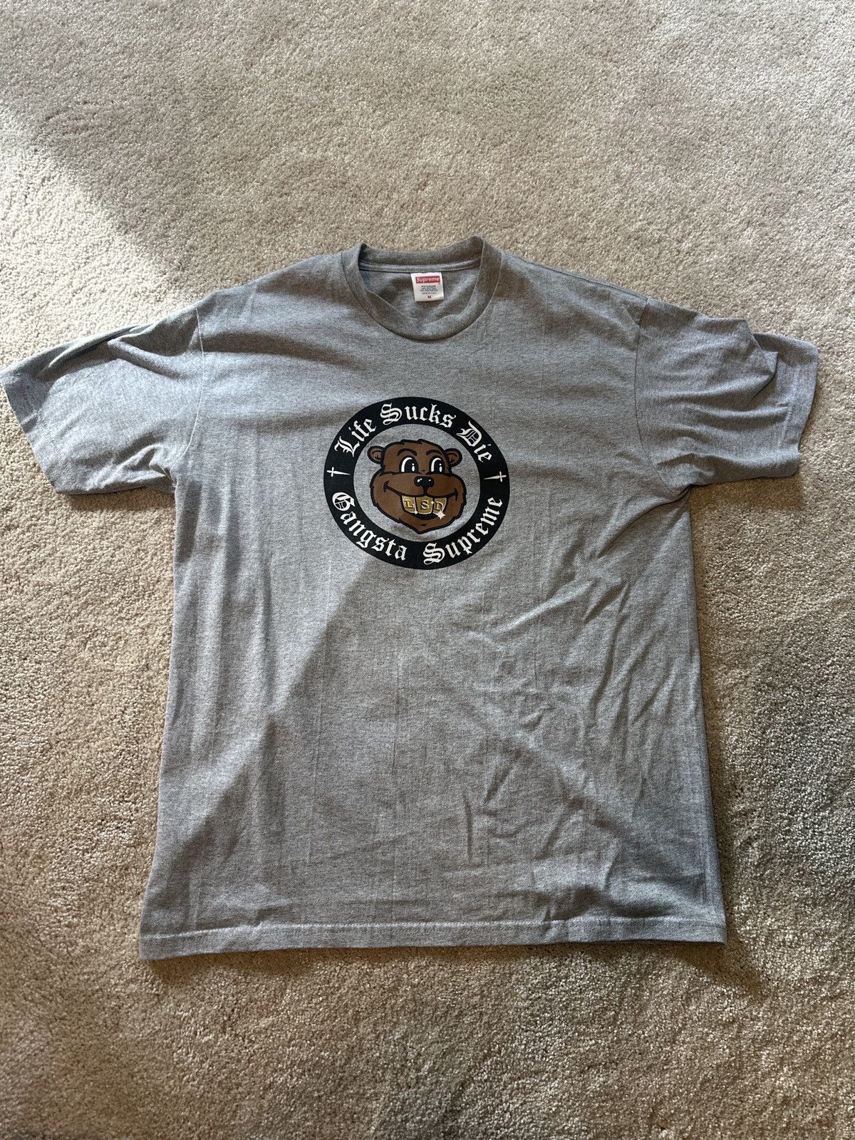 【本物保証 /関税・送料無料】Supreme Life Sucks Die Tee org.jpg