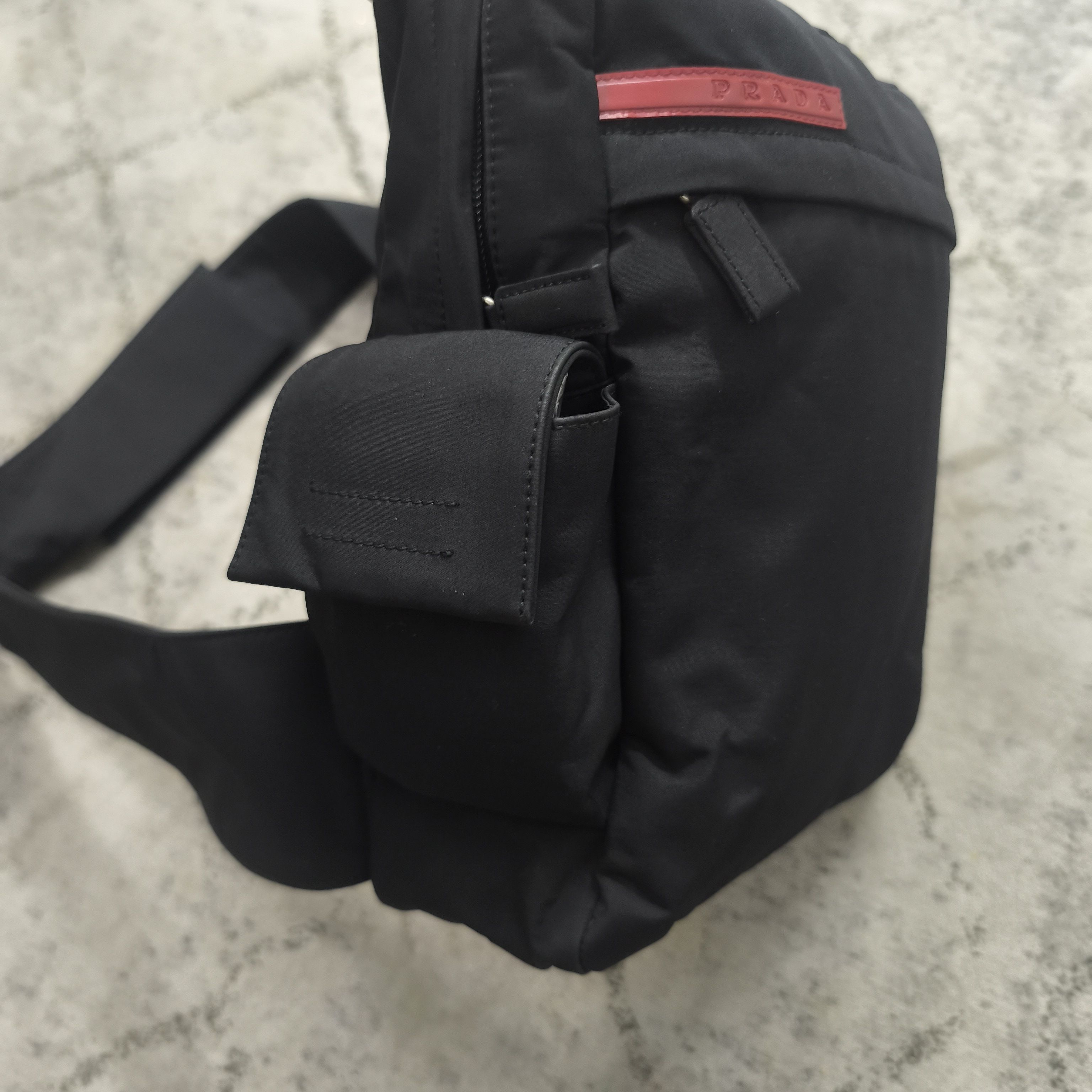 Prada 🔥Final Sale🔥 S2000 Prada Linea Rossa Nylon Crossbody Bag Size ONE SIZE - 7 Thumbnail
