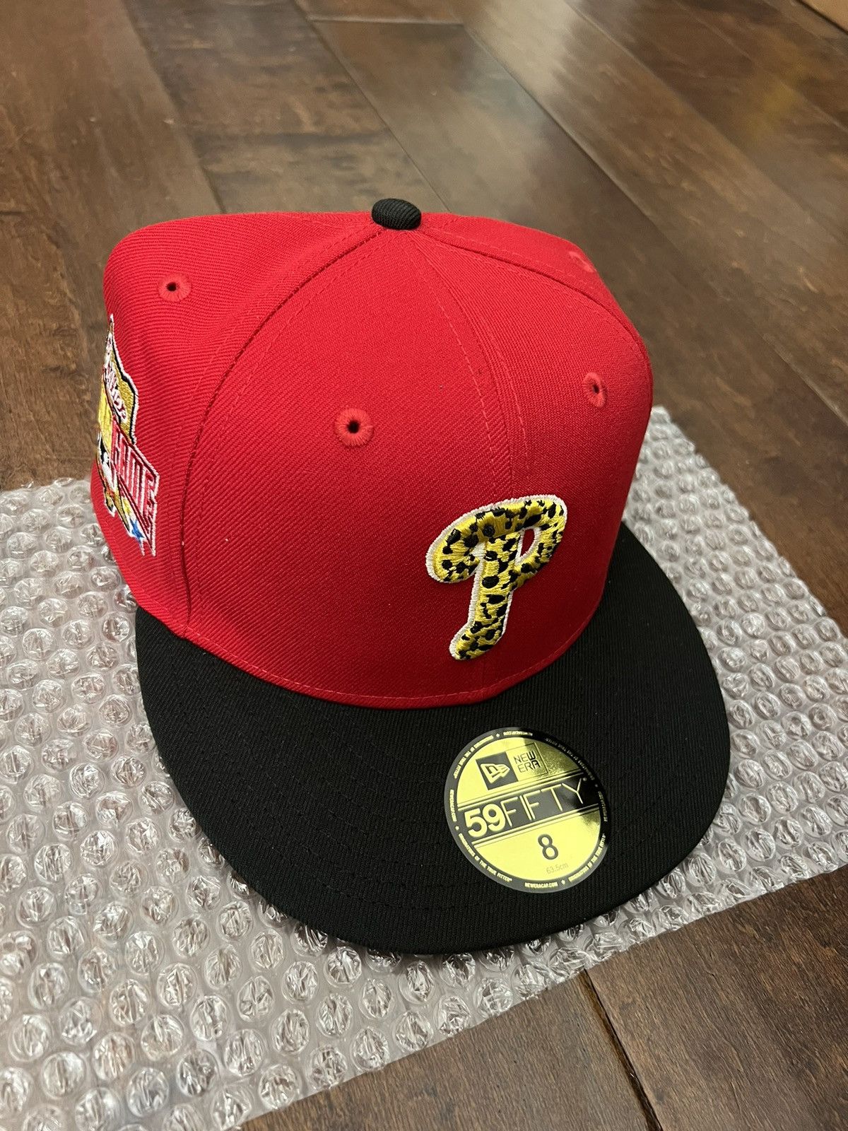 Hat Club New Era Hat Club Garden Of Eden 2 Phillies Patch Red Size 8 Size ONE SIZE - 2 Thumbnail