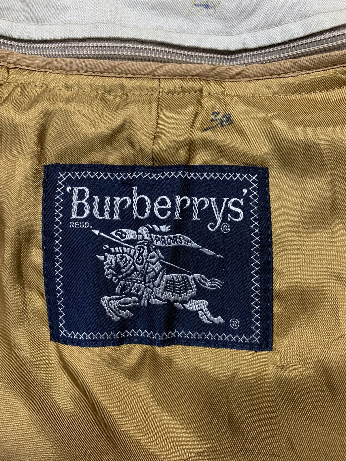 Burberry 90s Burberrys London Trech Coat Jacket Checked Monogram Size US M / EU 48-50 / 2 - 7 Thumbnail