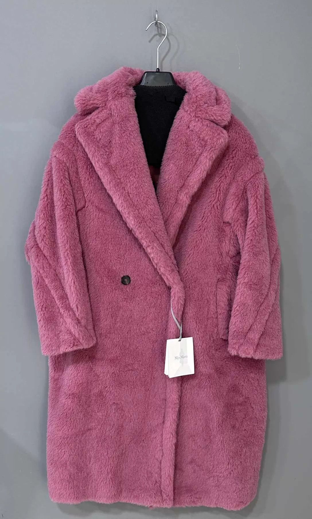 Max Mara MaxMara dusty pink long teddy coat size S Size S / US 4 / IT 40 - 2 Thumbnail