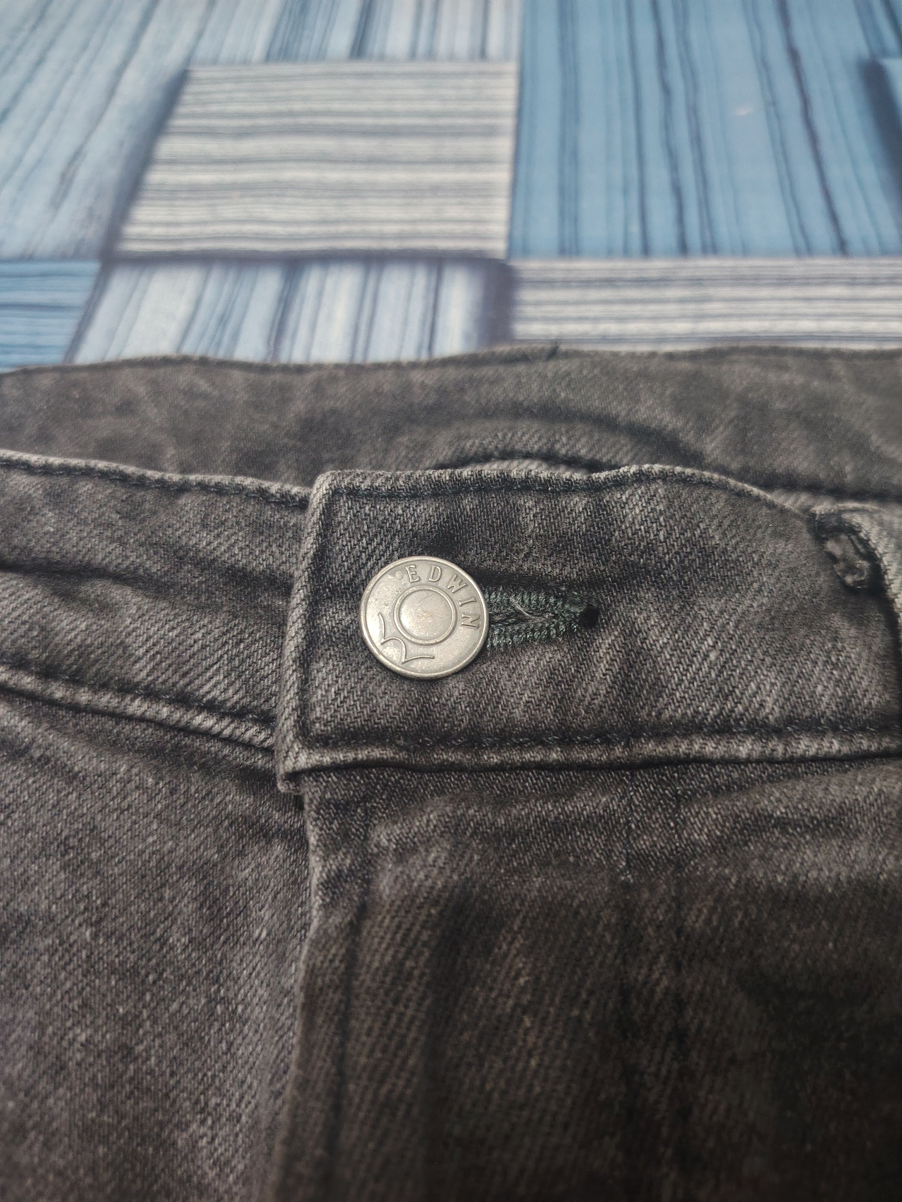 If Six Was Nine Japanese Edwin stretch Distressed Jeans Size US 31 - 10 Thumbnail