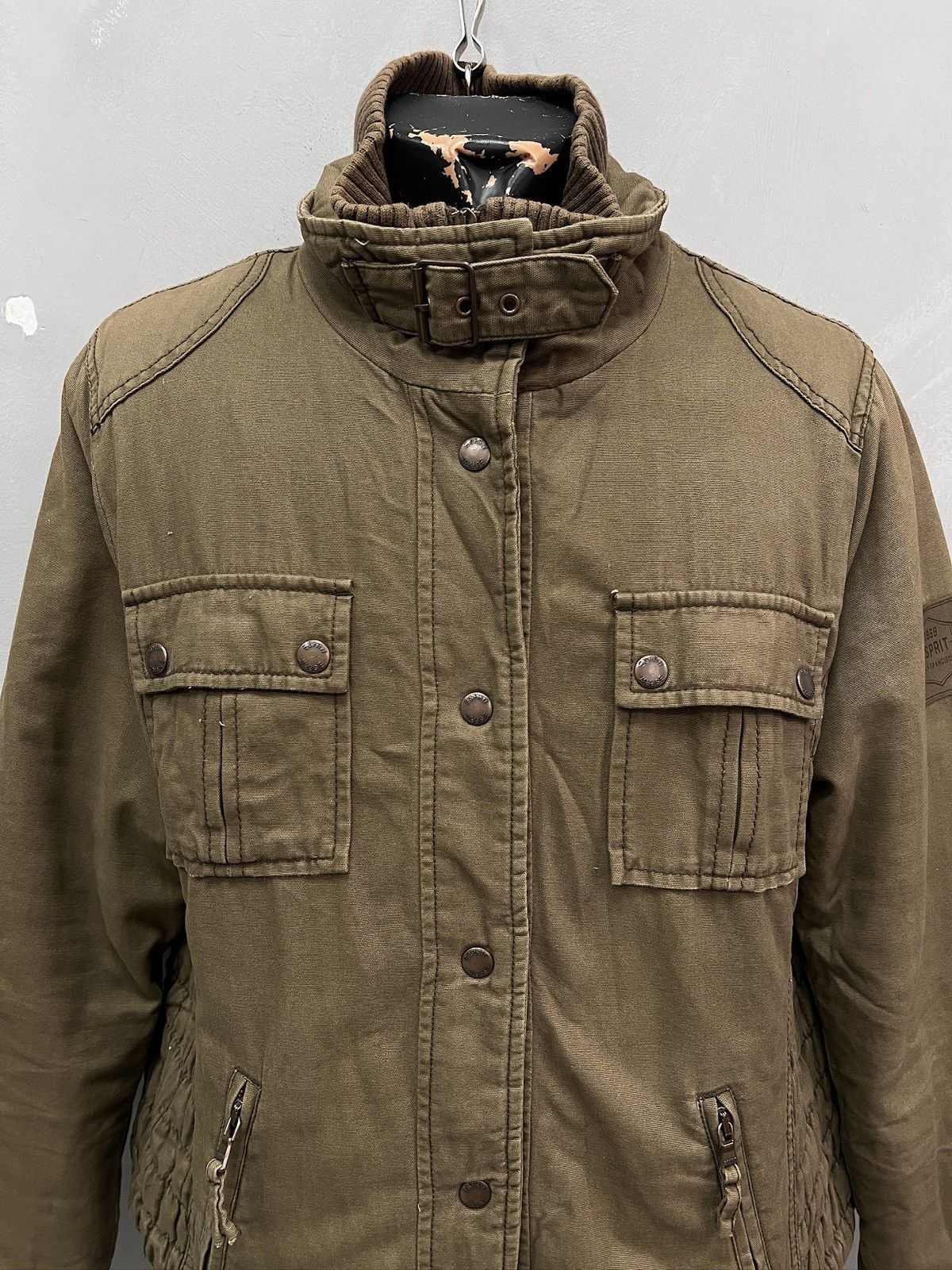 Junya Watanabe Brown washed distressed canvas jacket zipper Watanabe style Size US XL / EU 56 / 4 - 2 Thumbnail