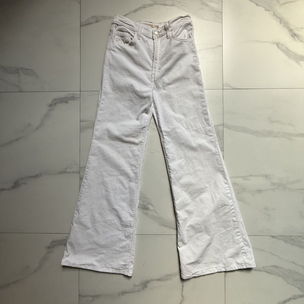 Levi's Vintage Clothing Vintage Y2K Levi’s Ribcage Bell Capital ‘E’ Corduroy Pants Size 26" / US 2 / IT 38 - 2 Thumbnail