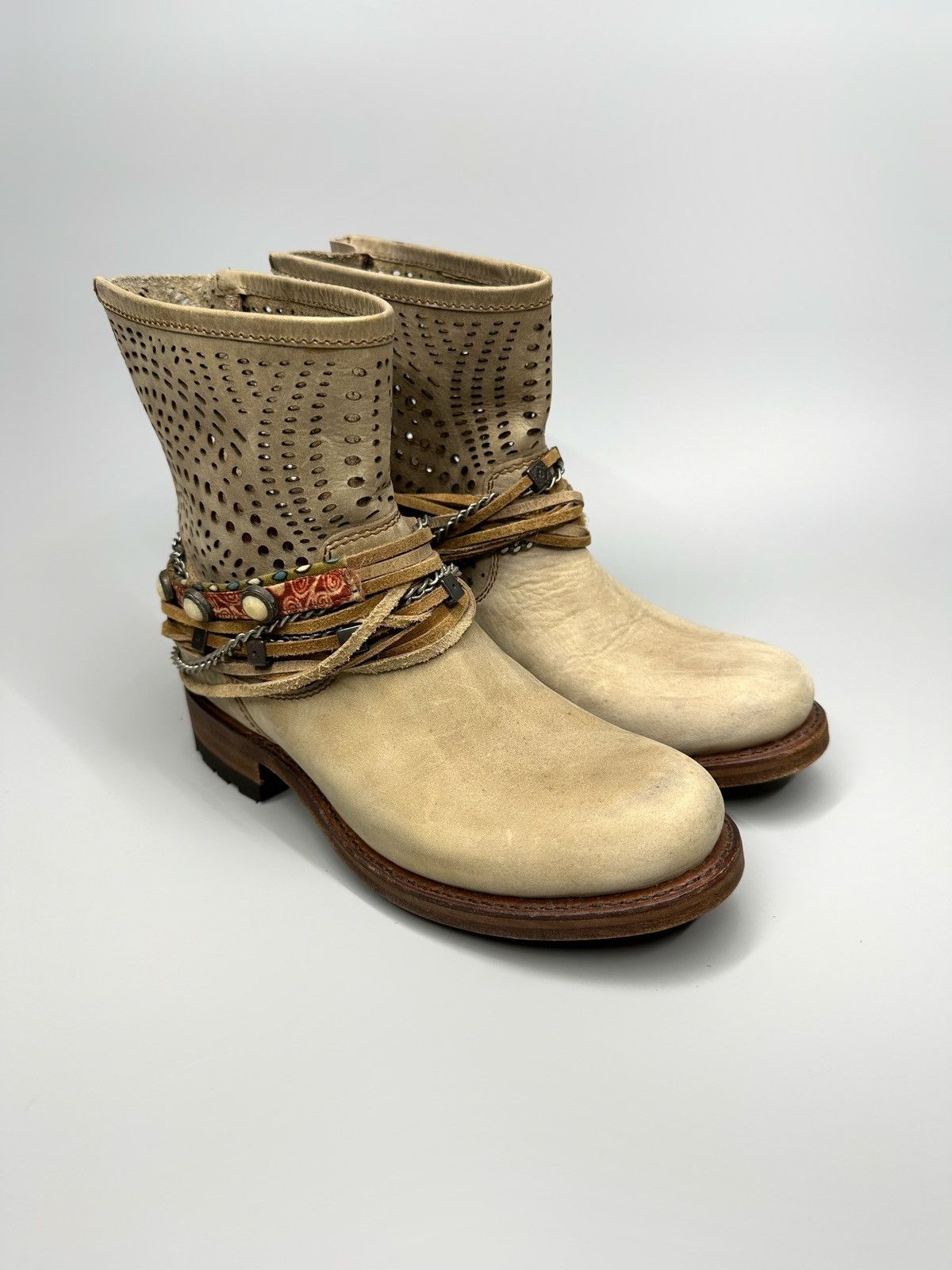 Sendra Rare Sendra Leather Boots Size US 6 / IT 36 - 3 Thumbnail