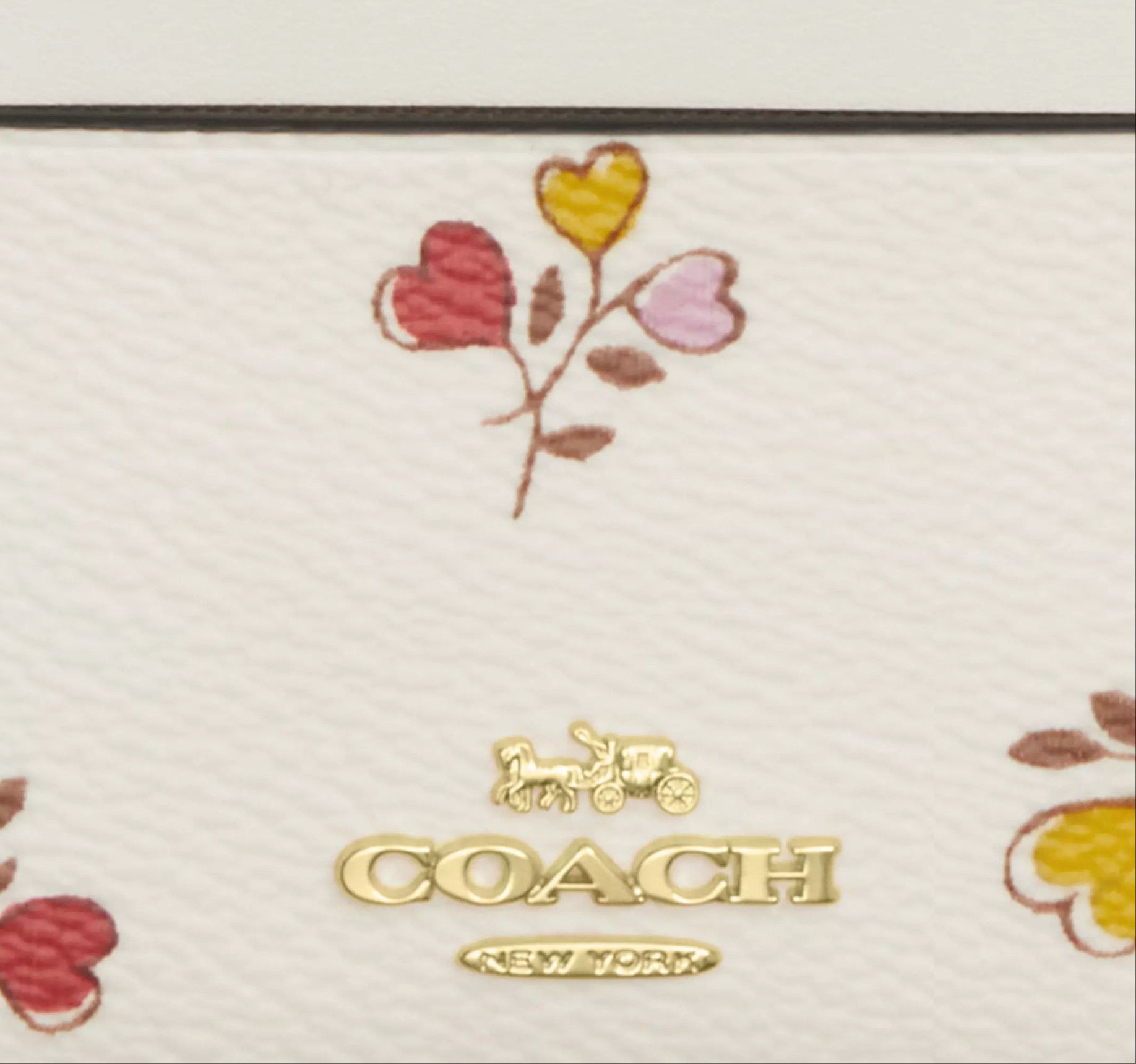 Coach Mini Skinny Id Case With Heart Print CW967 Size ONE SIZE - 11 Thumbnail