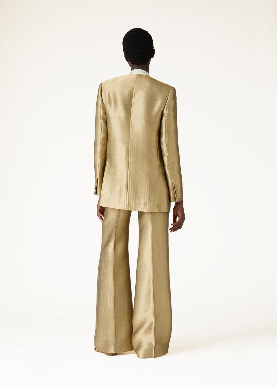 Loro Piana o1srvl11e0725 FAN8398 Iselin Jacket in Golden Size M / US 6-8 / IT 42-44 - 5 Thumbnail