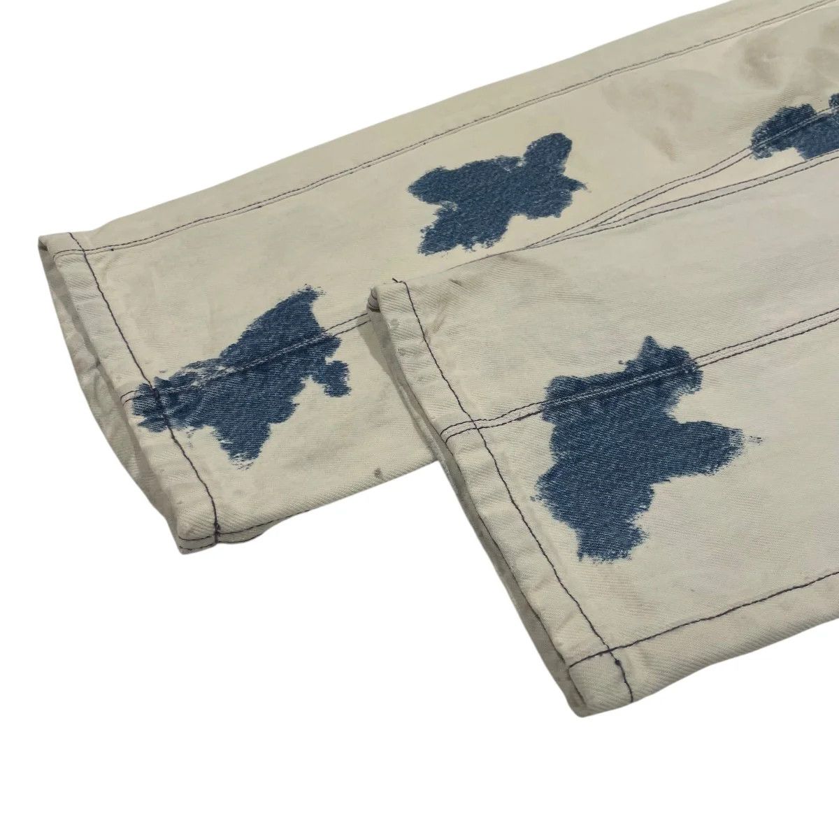 Namacheko Straight Leg Bleached Denim Jeans Size US 30 / EU 46 - 5 Thumbnail