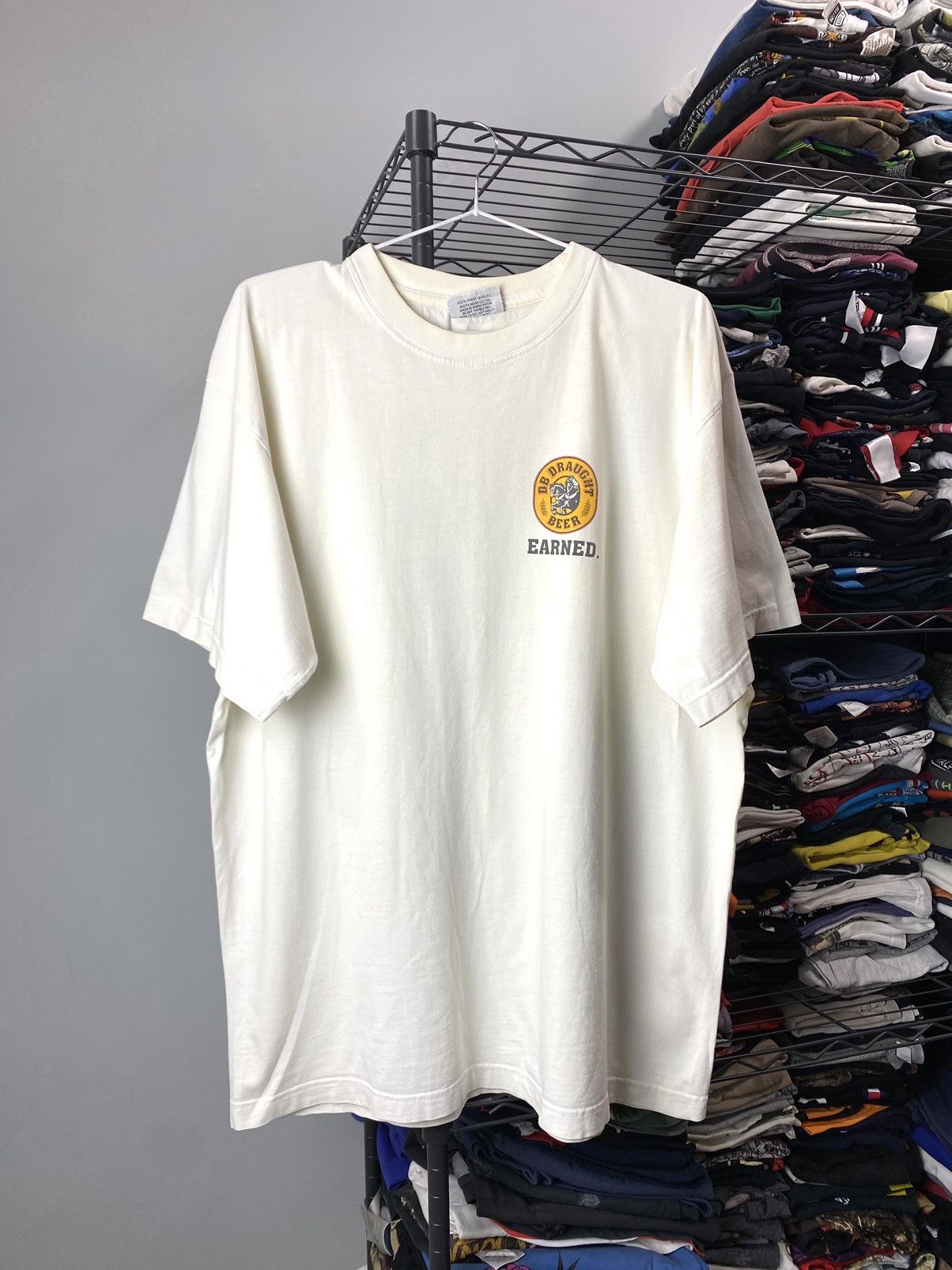 Band Tees × Vintage 90’s Vintage Draught Beer T Shirt Coors Budweiser Size US XL / EU 56 / 4 - 2 Thumbnail