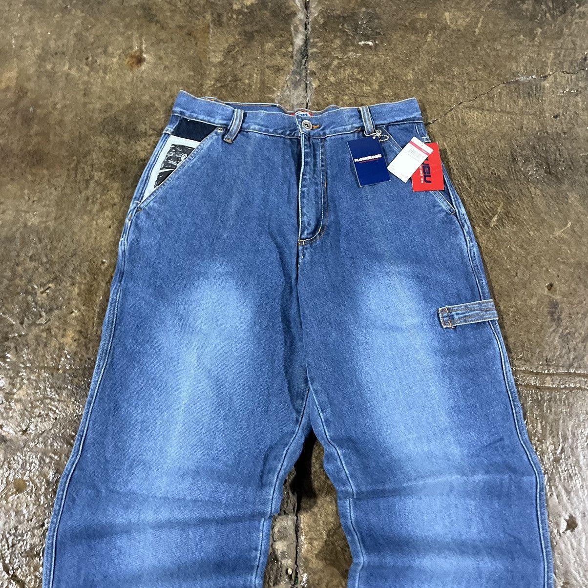 Fubu × JNCO × Vintage Crazy Vintage Y2K FUBU Carpenter Jeans Baggy Hip-Hop Skater Size US 32 / EU 48 - 9 Thumbnail