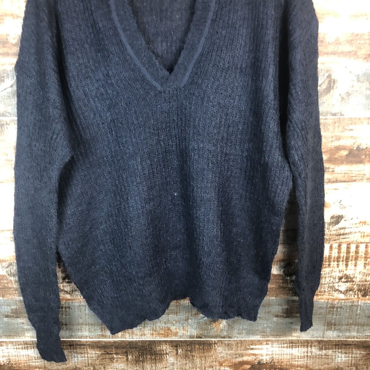 Vintage L.O.G.G. Darkblue streetwear Knitwear #A1863 Size US M / EU 48-50 / 2 - 6 Thumbnail