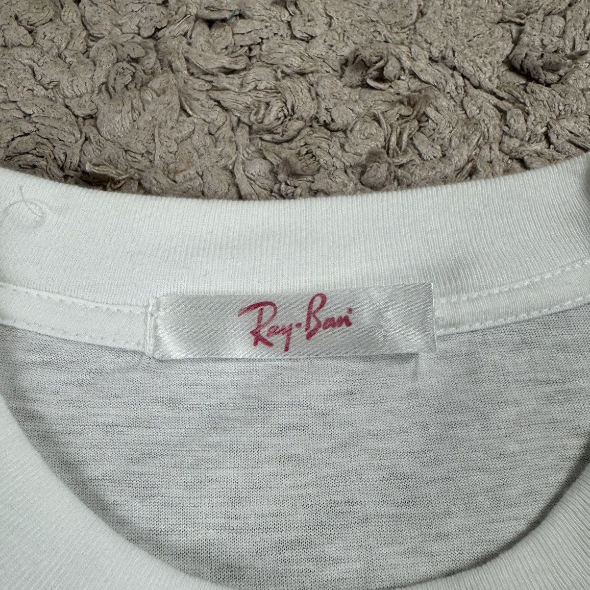 RayBan Vintage 90s Ray-ban Couple Graphic Promo T-shirt Size US M / EU 48-50 / 2 - 18 Thumbnail
