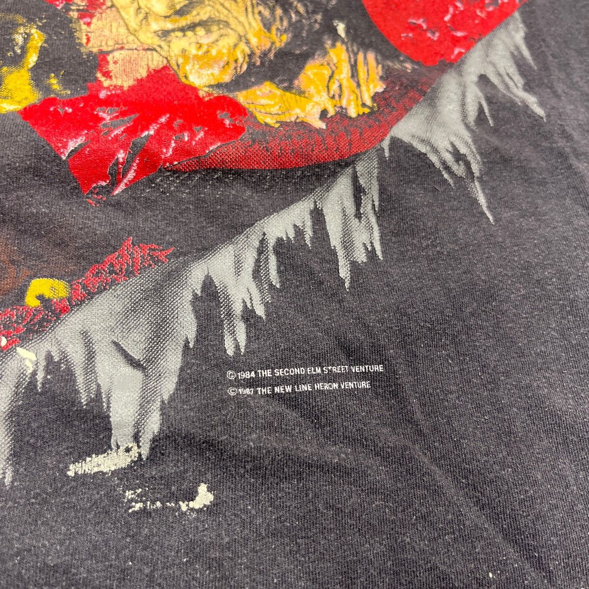 Vintage 1984 Nightmare on Elm Street 3 Freddy Krueger Tee Size US L / EU 52-54 / 3 - 3 Thumbnail